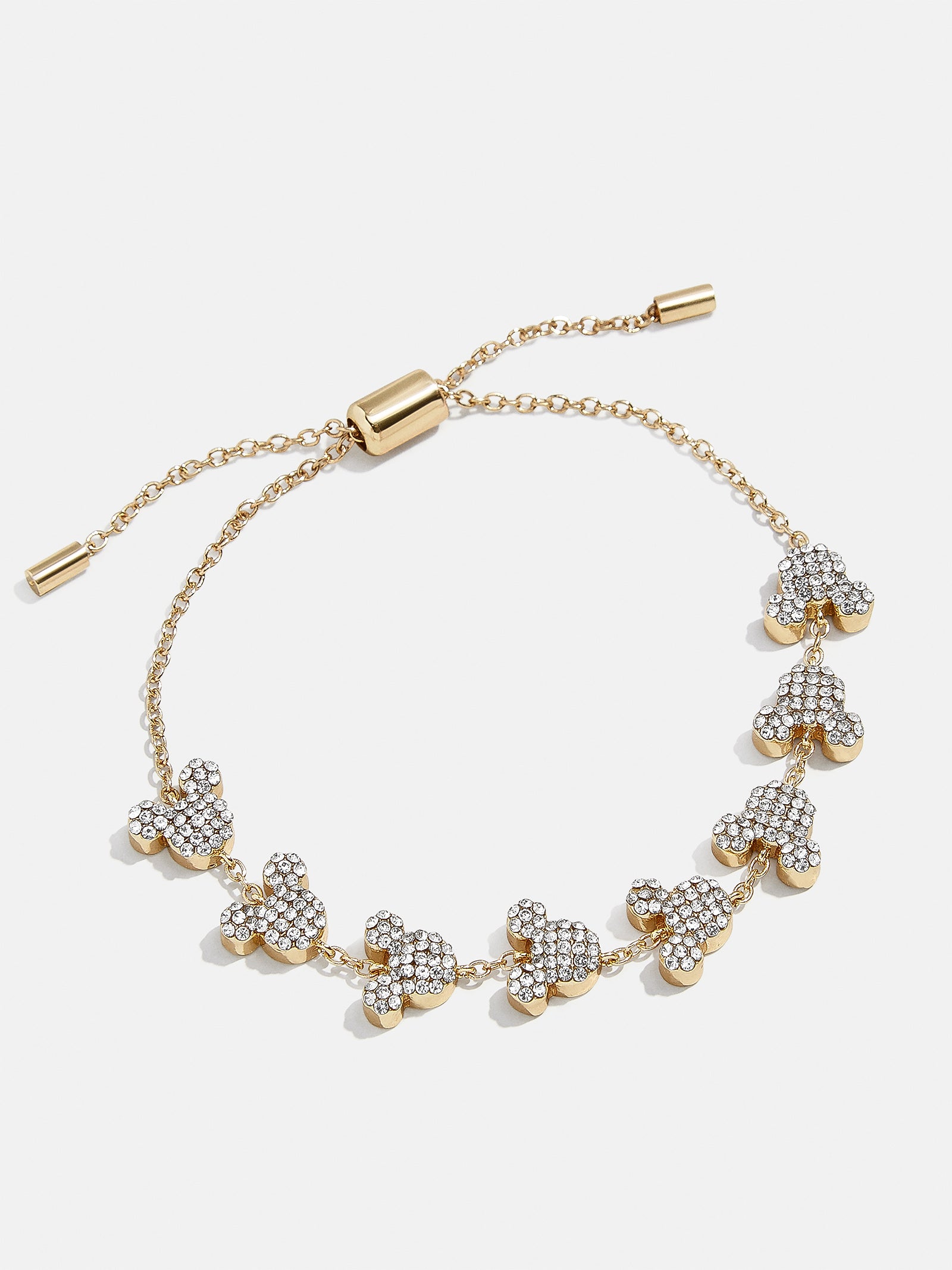 Mickey Mouse Disney Pavé Pull-Tie Bracelet