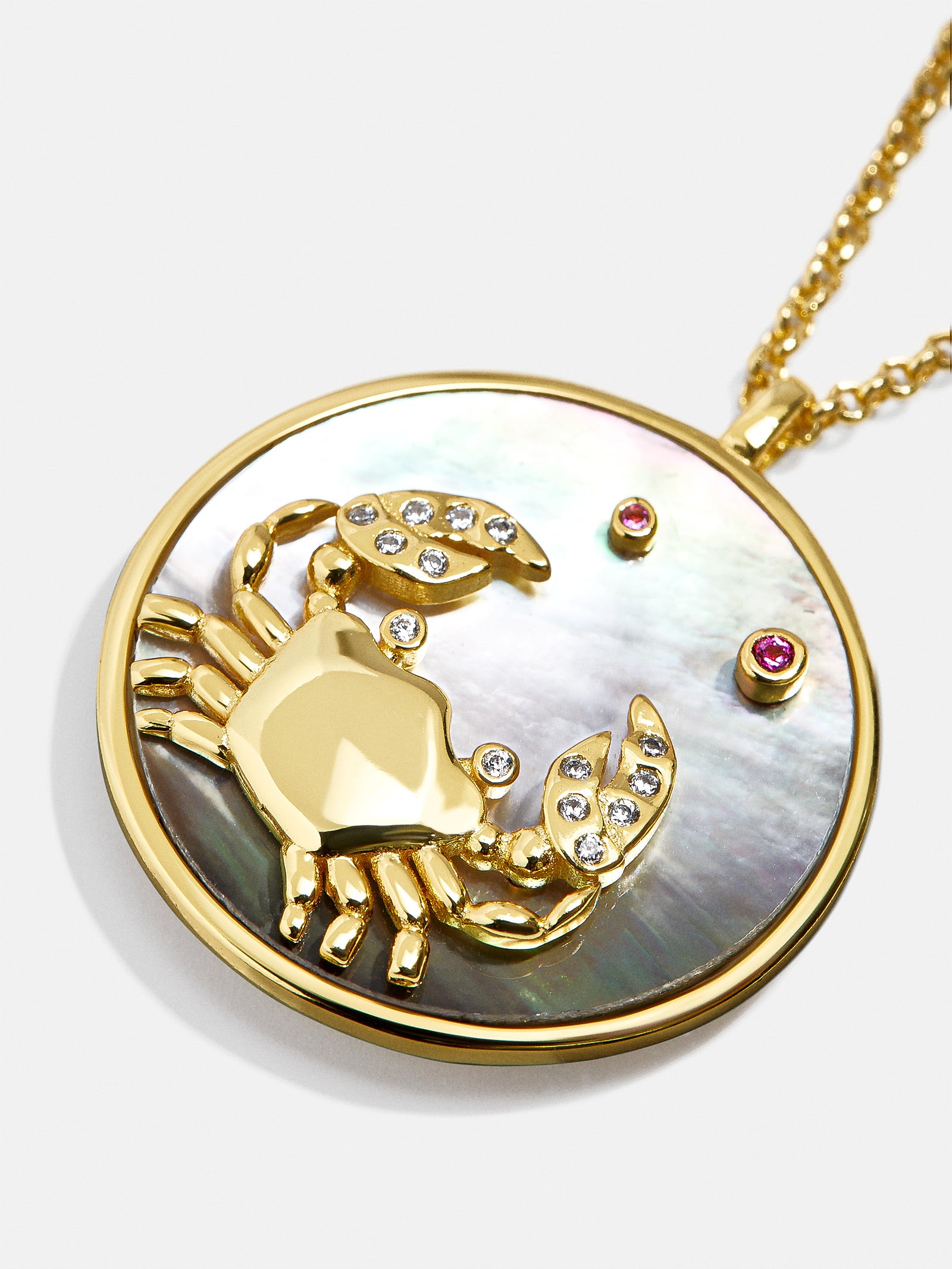 Zodiac 18K Gold Medallion Necklace