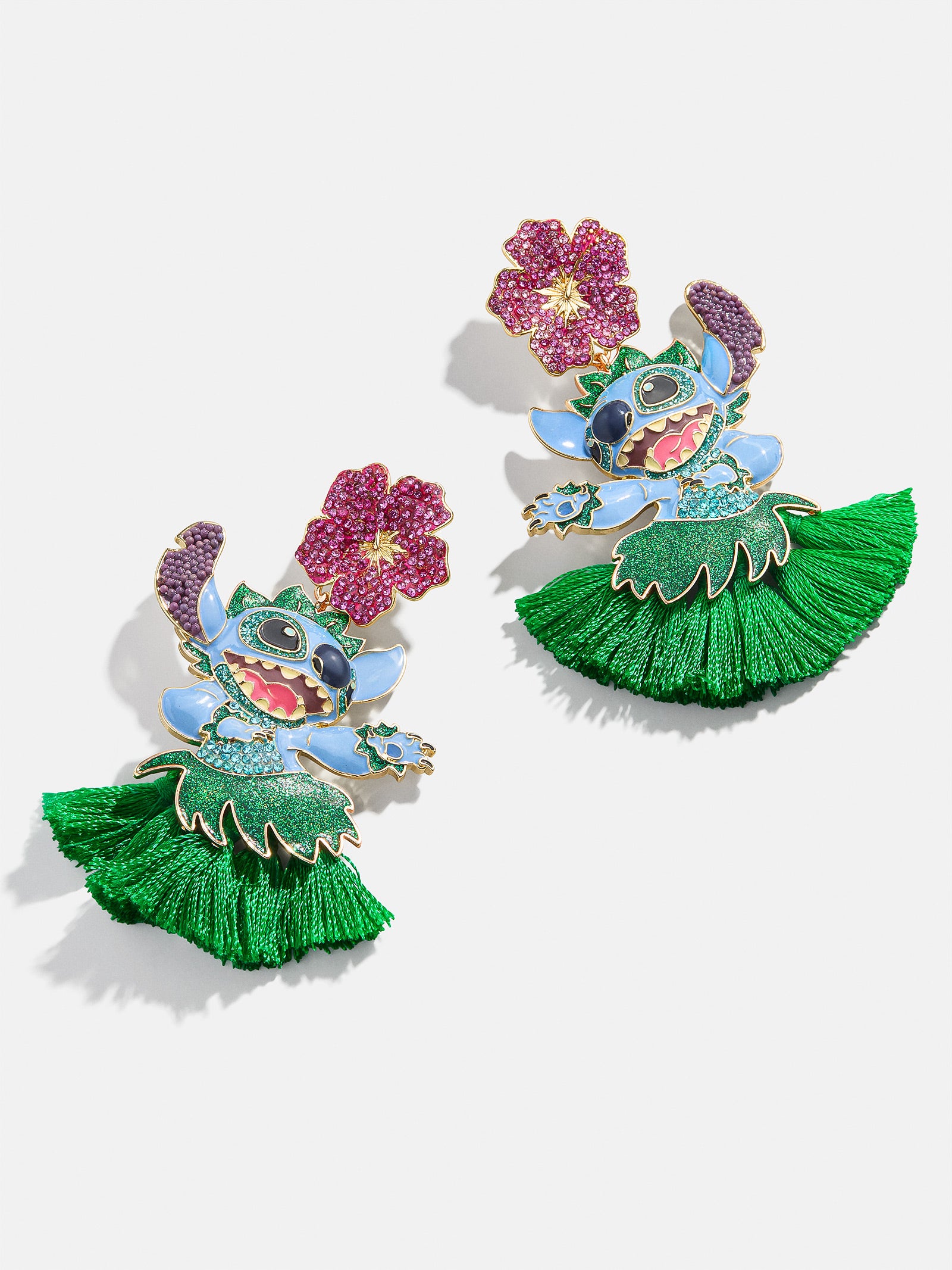 Stitch Disney Hula Earrings - Blue