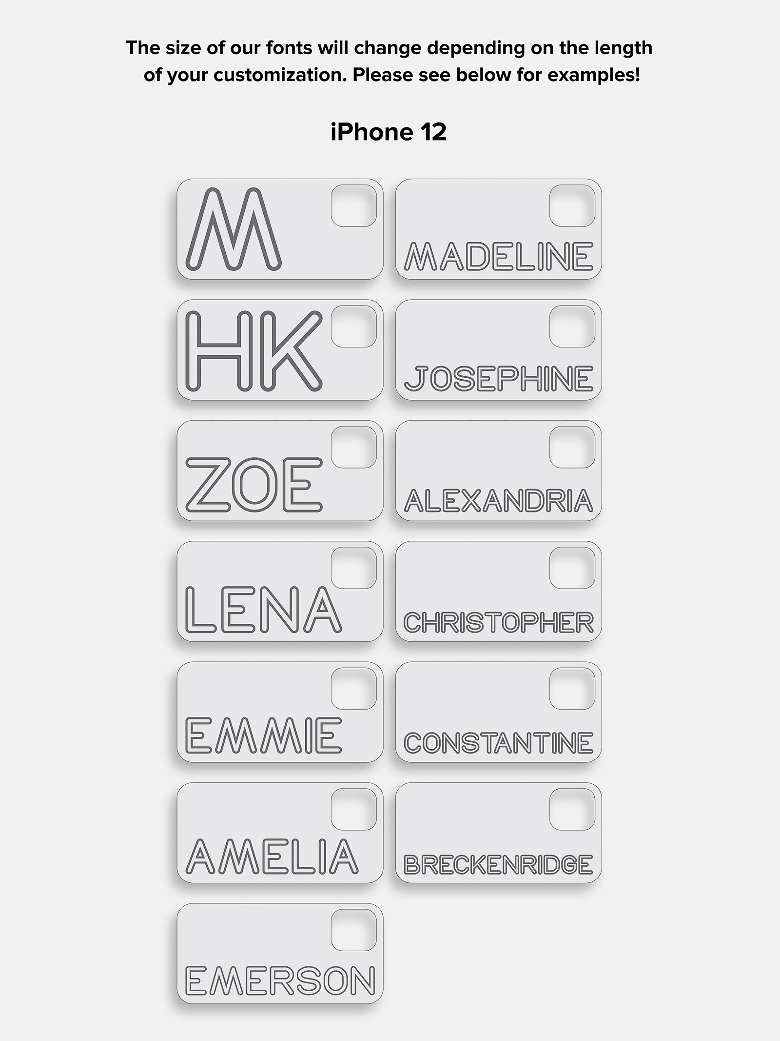 Fine Line Custom Phone Case - White/Blue