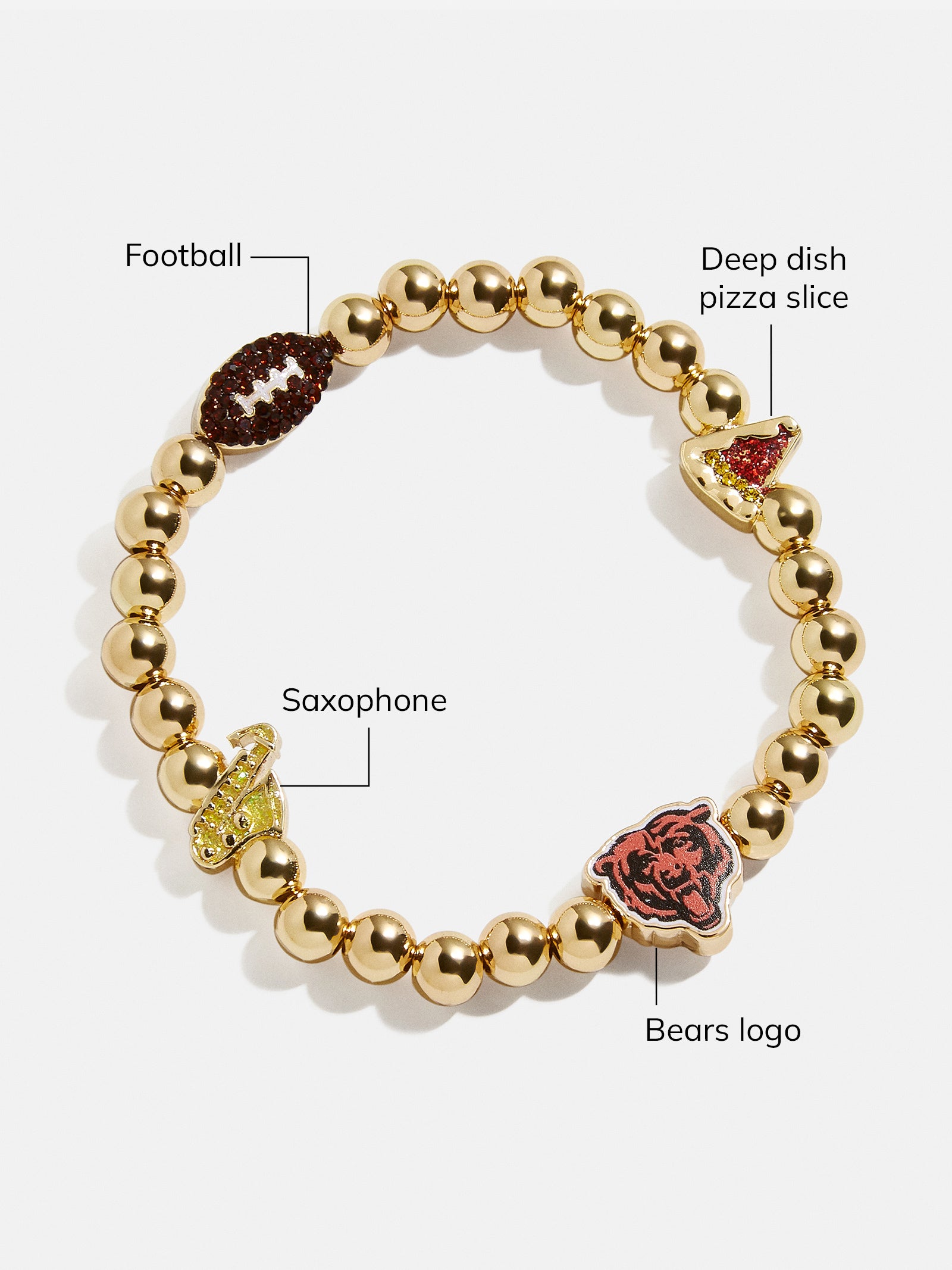 Chicago Bears NFL Charm Bracelet - Chicago Bears