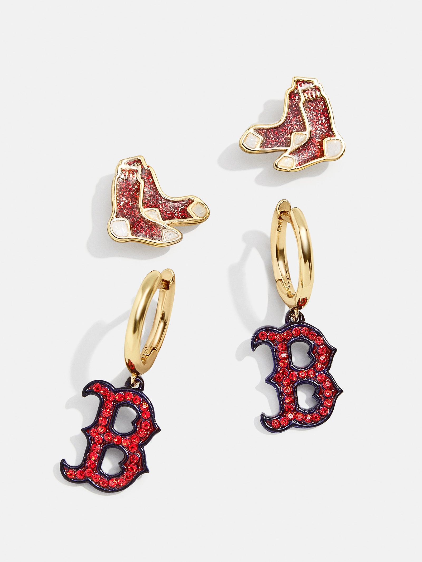 MLB Earring Set - Boston Red Sox