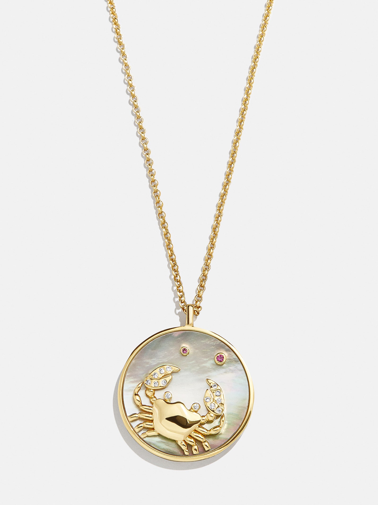 Zodiac 18K Gold Medallion Necklace