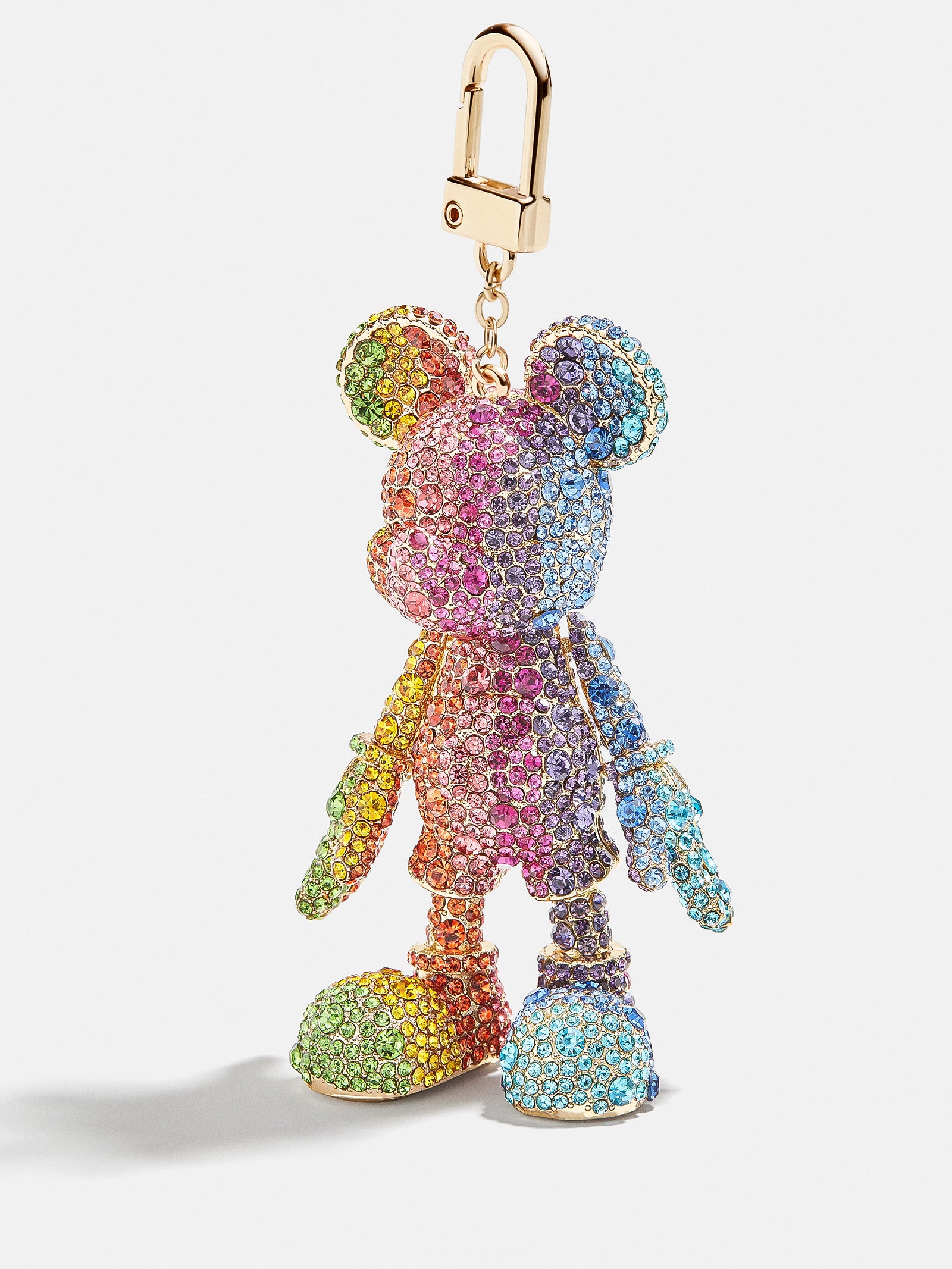 Mickey Mouse disney Bag Charm - Rainbow Stripe