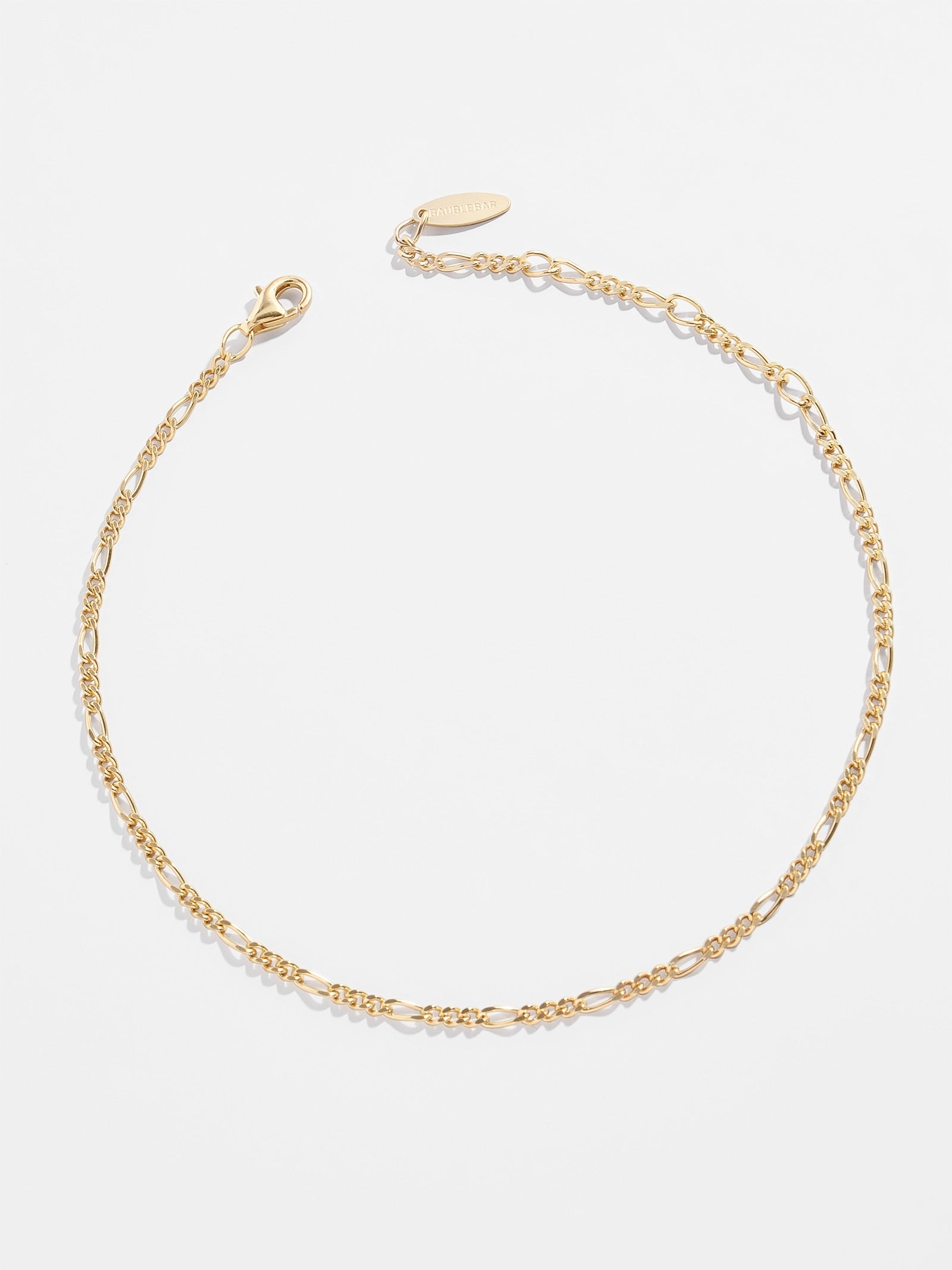 Figaro 14K Gold Anklet - Gold