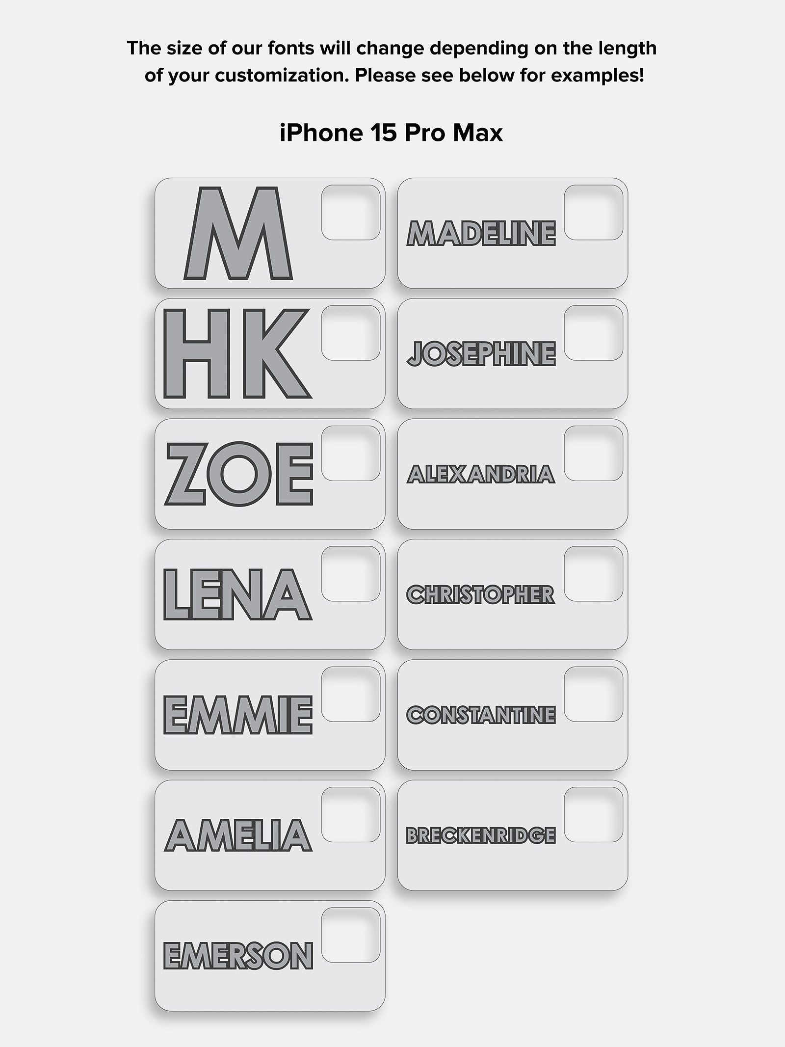 Block Font Custom iPhone Case - Lavender/White