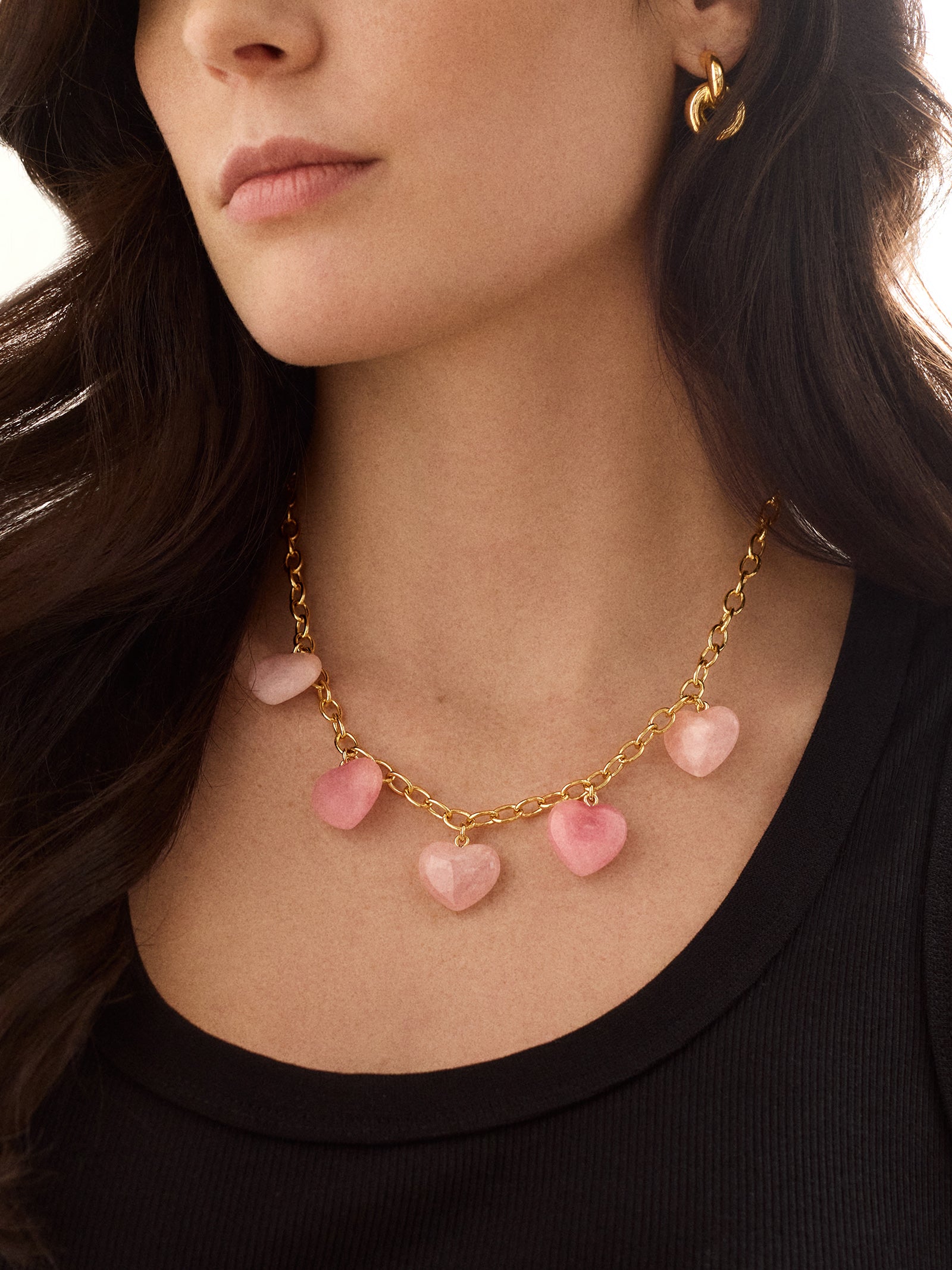 Esme Statement Necklace - Pink