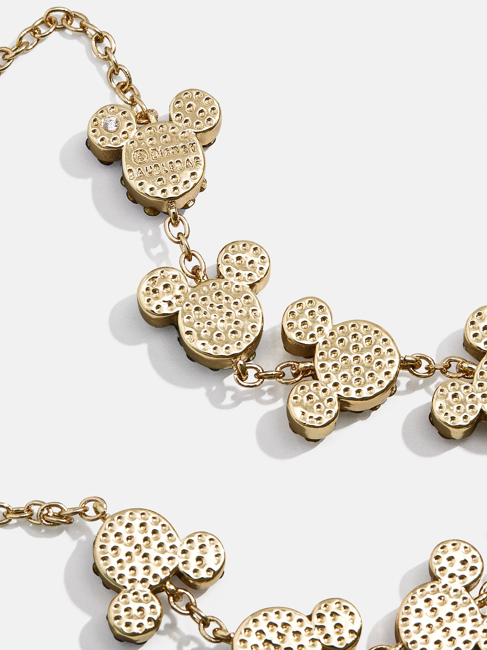 Mickey Mouse Disney Pavé Pull-Tie Bracelet