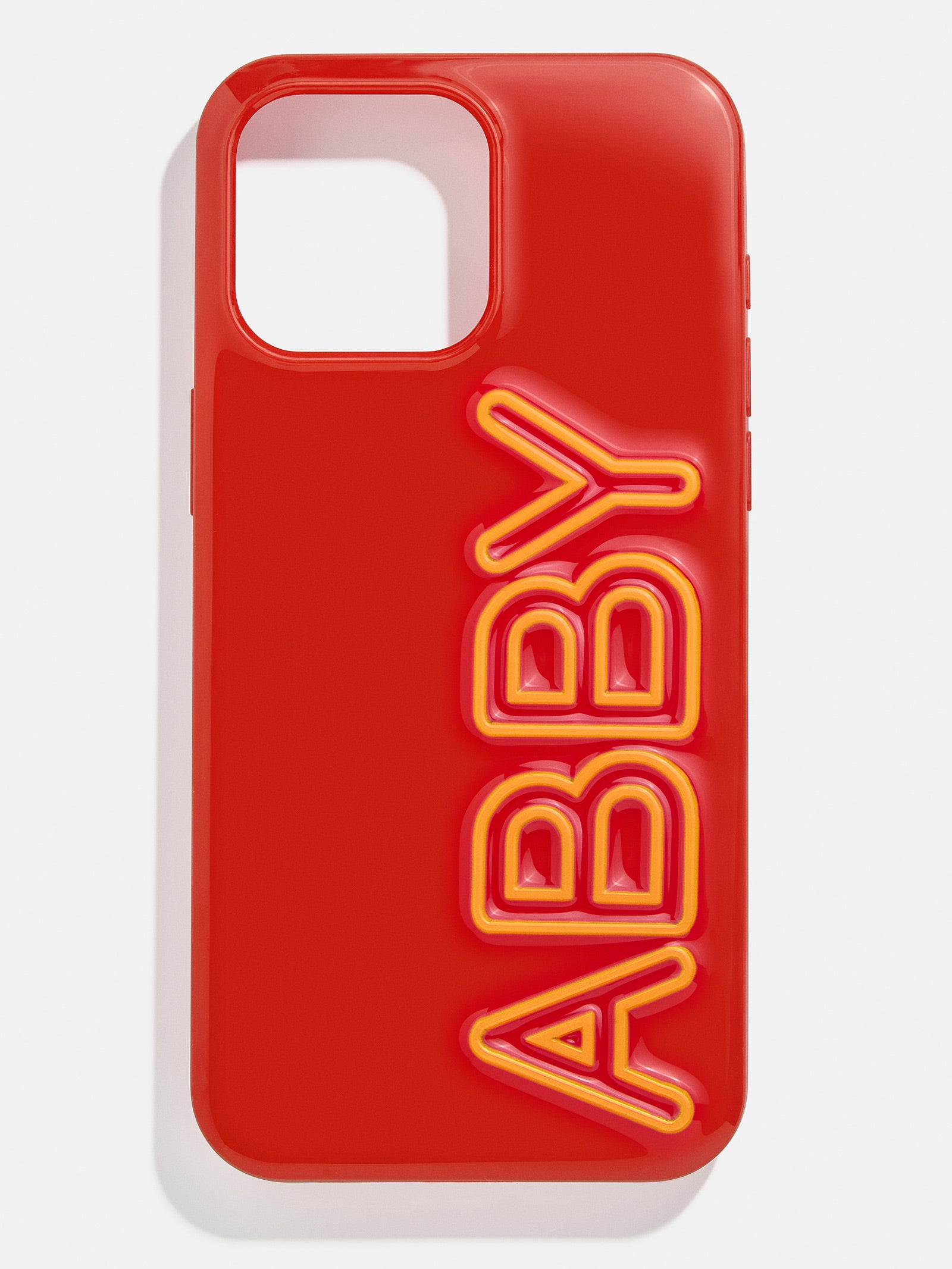 Fine Line Custom  Phone Case - Bright Red/Yellow