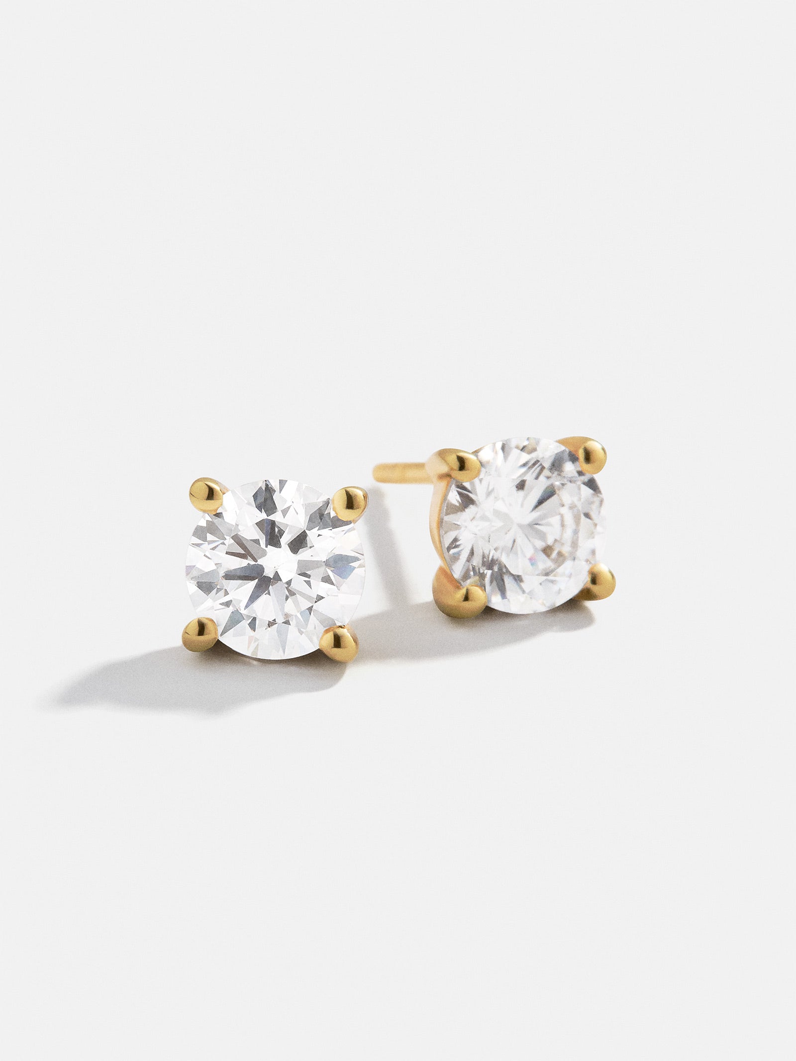 Debra 18K Gold Earrings - Gold/Pavé