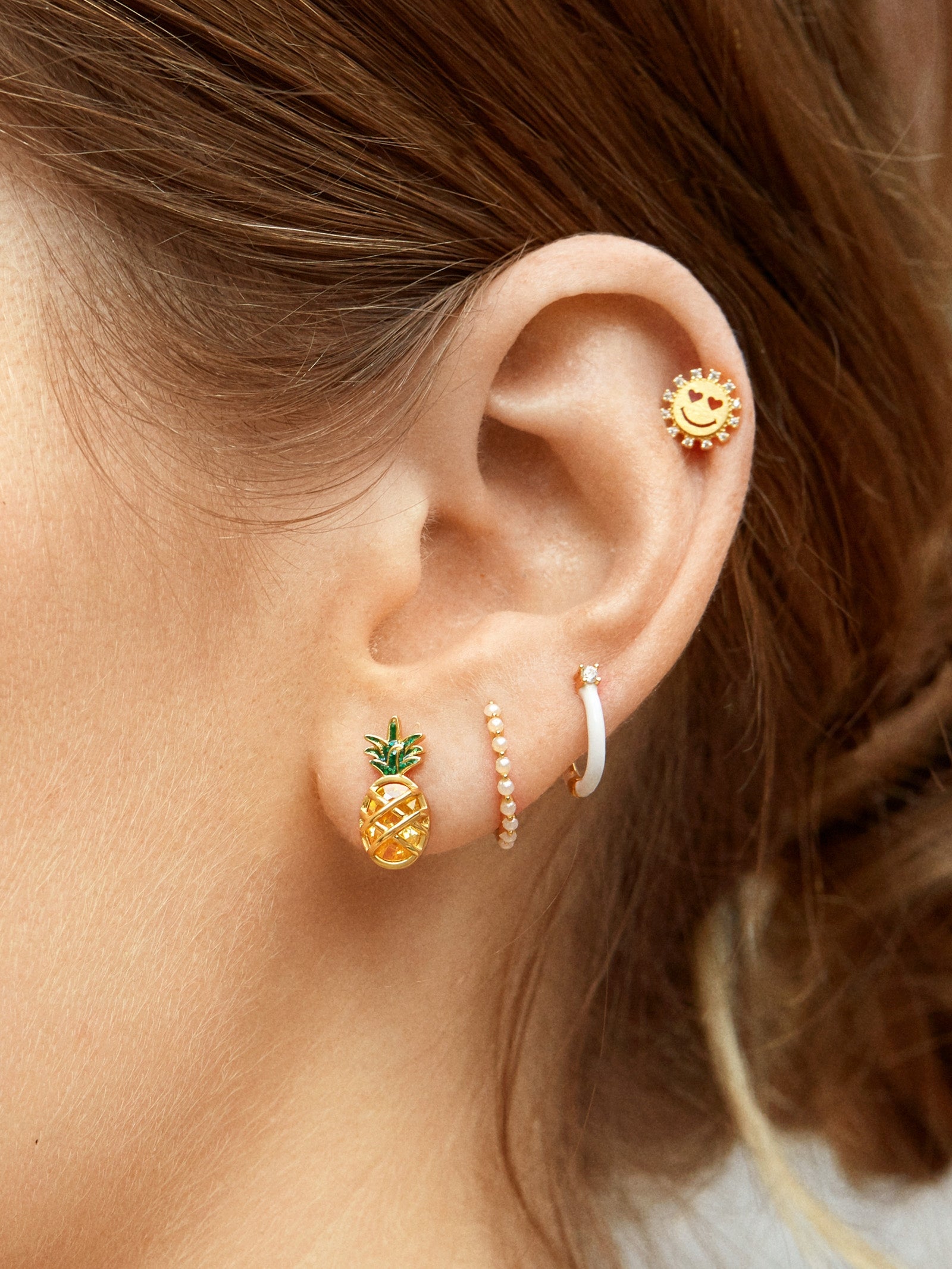 Inez 18K Gold Earrings - Gold