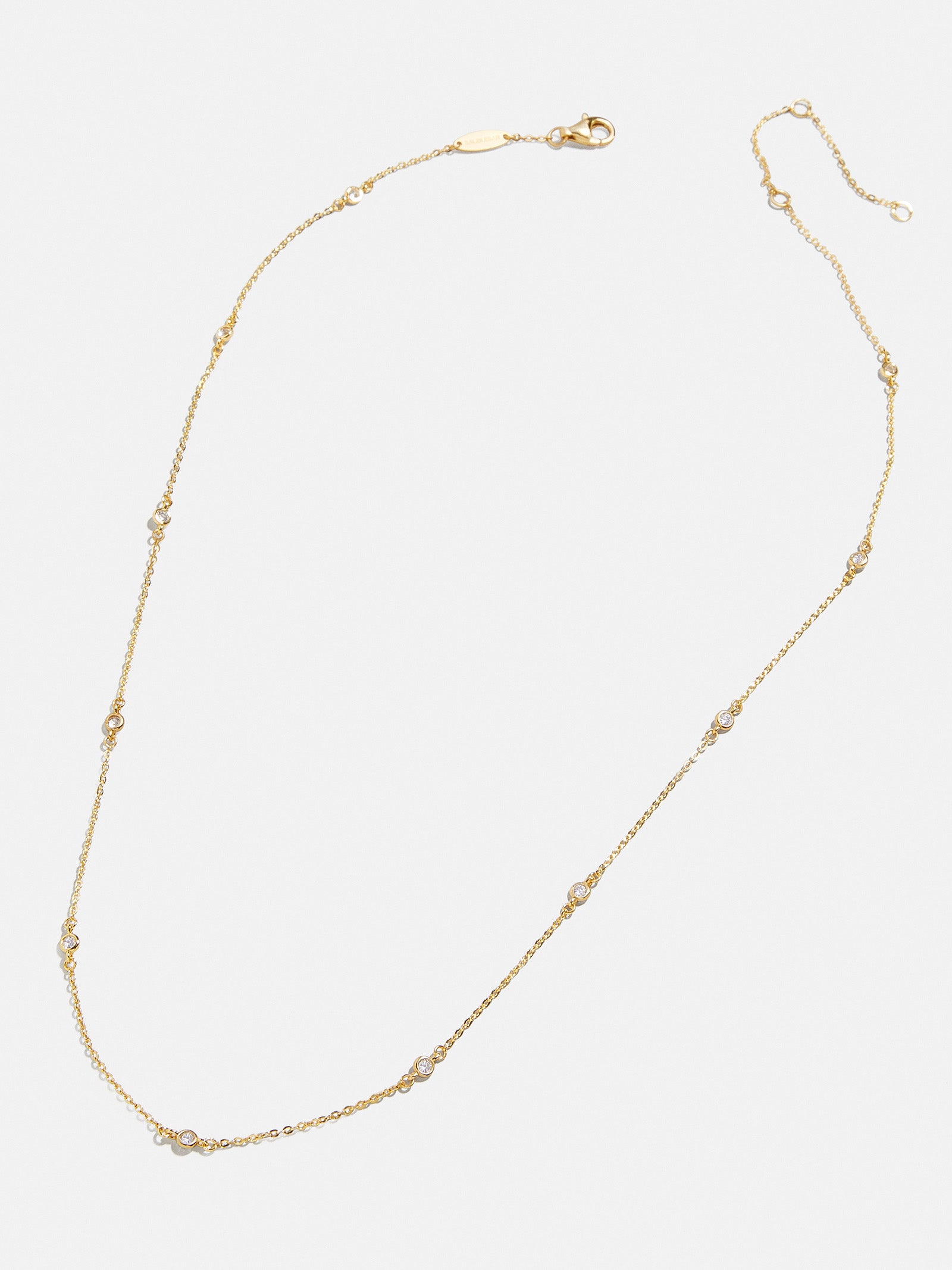 Yasmine 18K Gold Necklace - Gold/Pavé