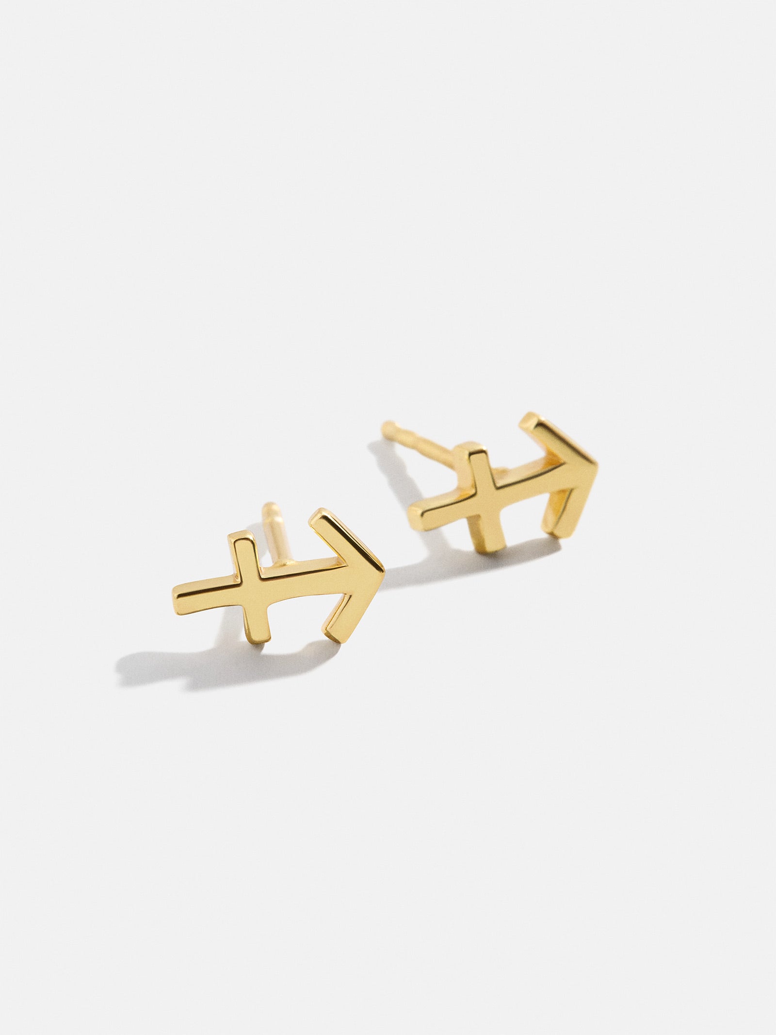 18K Gold Zodiac Earrings - Gold