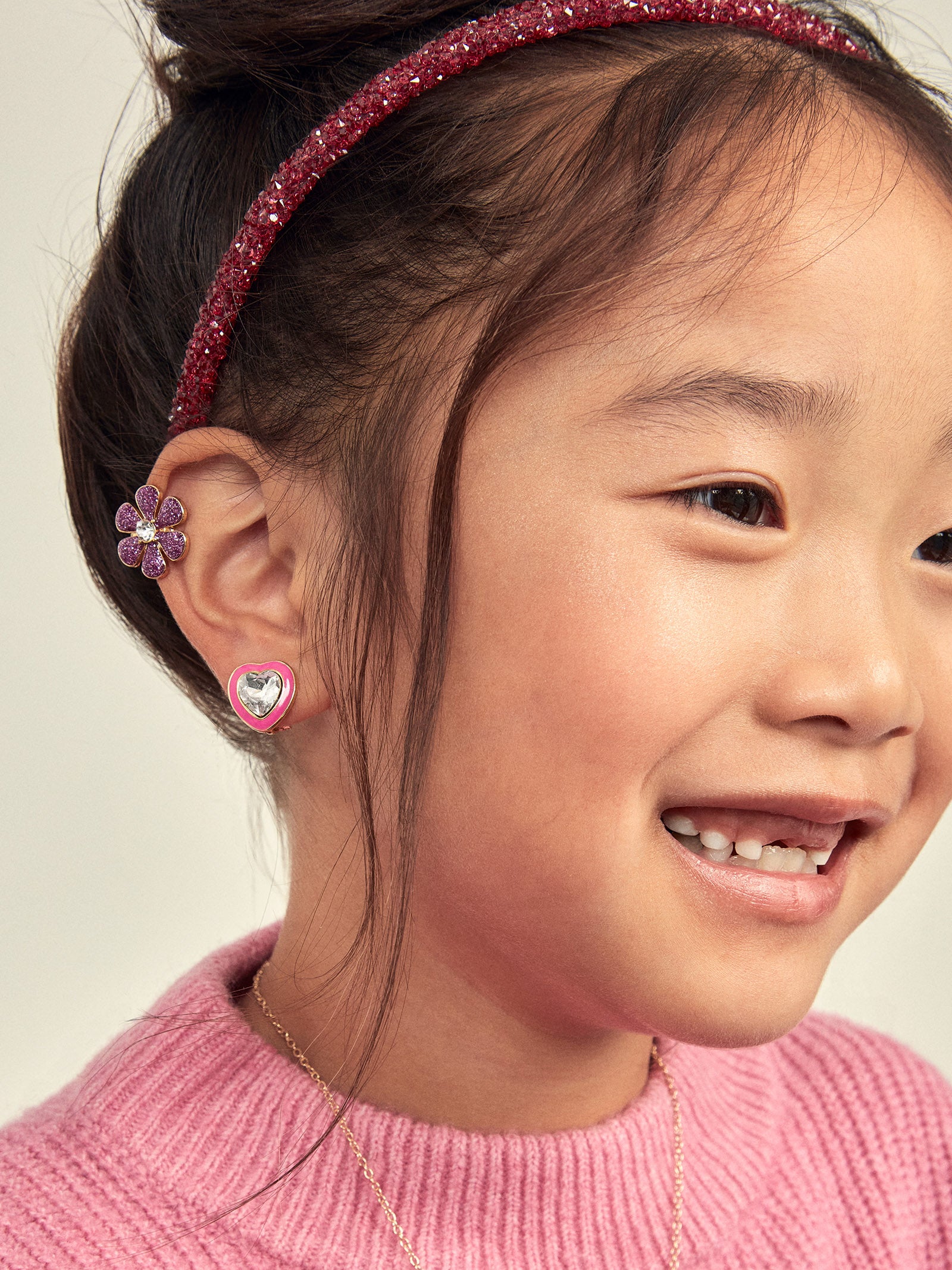 Sweetheart Kids' Earring Set - Heart