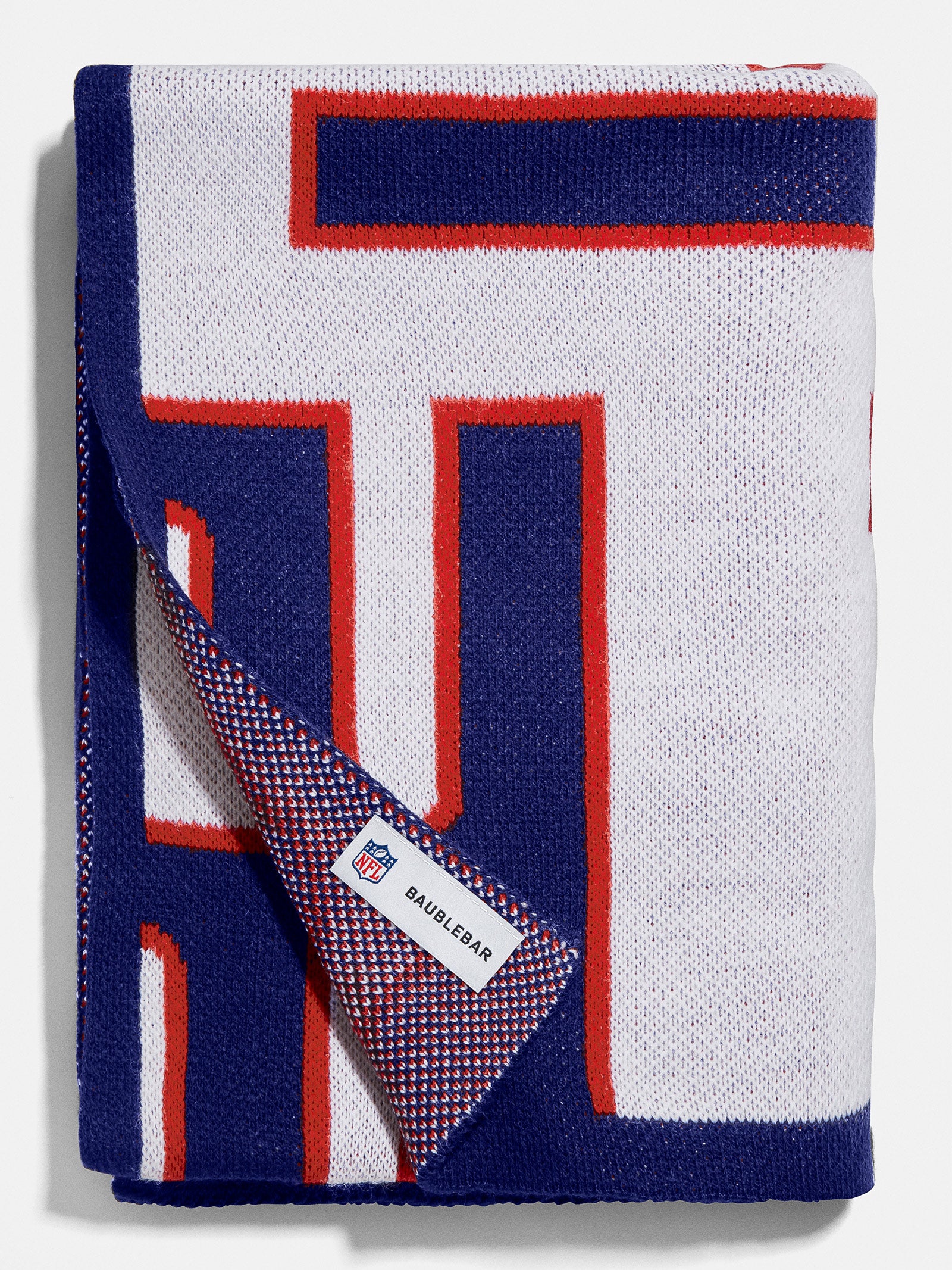 New York Giants NFL Custom Blankets: White All Over Print - New York Giants