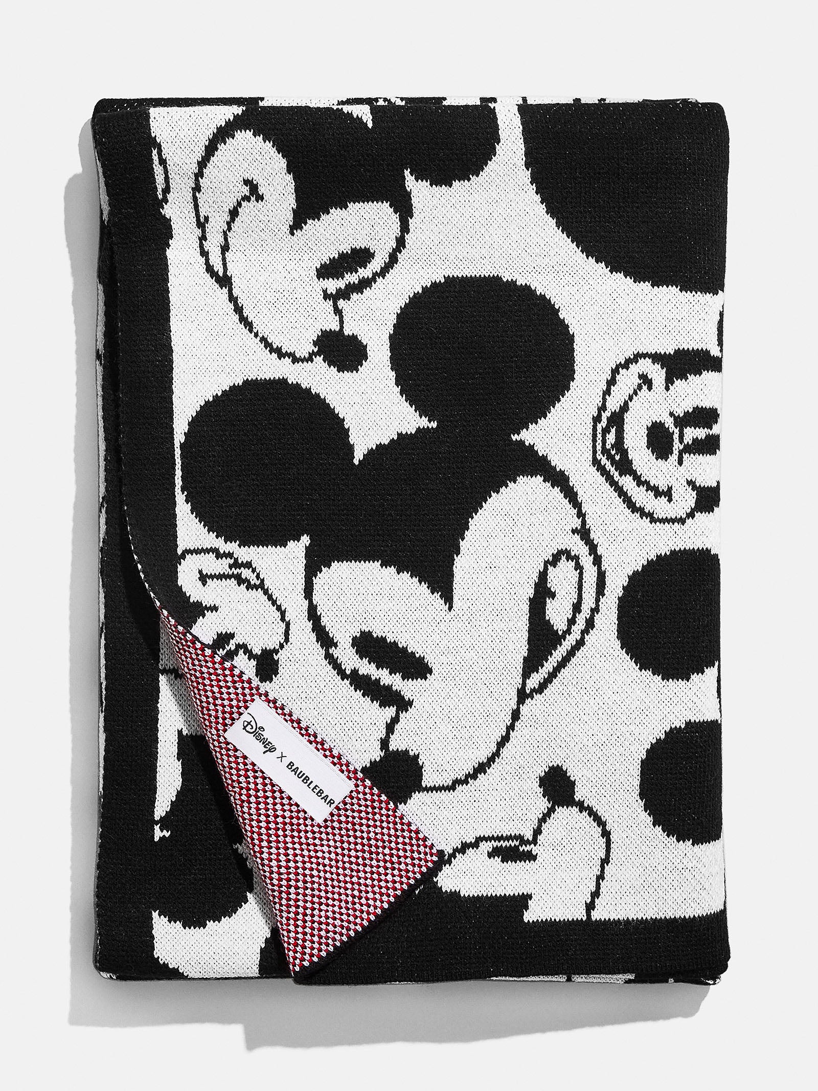 All Over Mickey Mouse Disney Blanket - Black/White