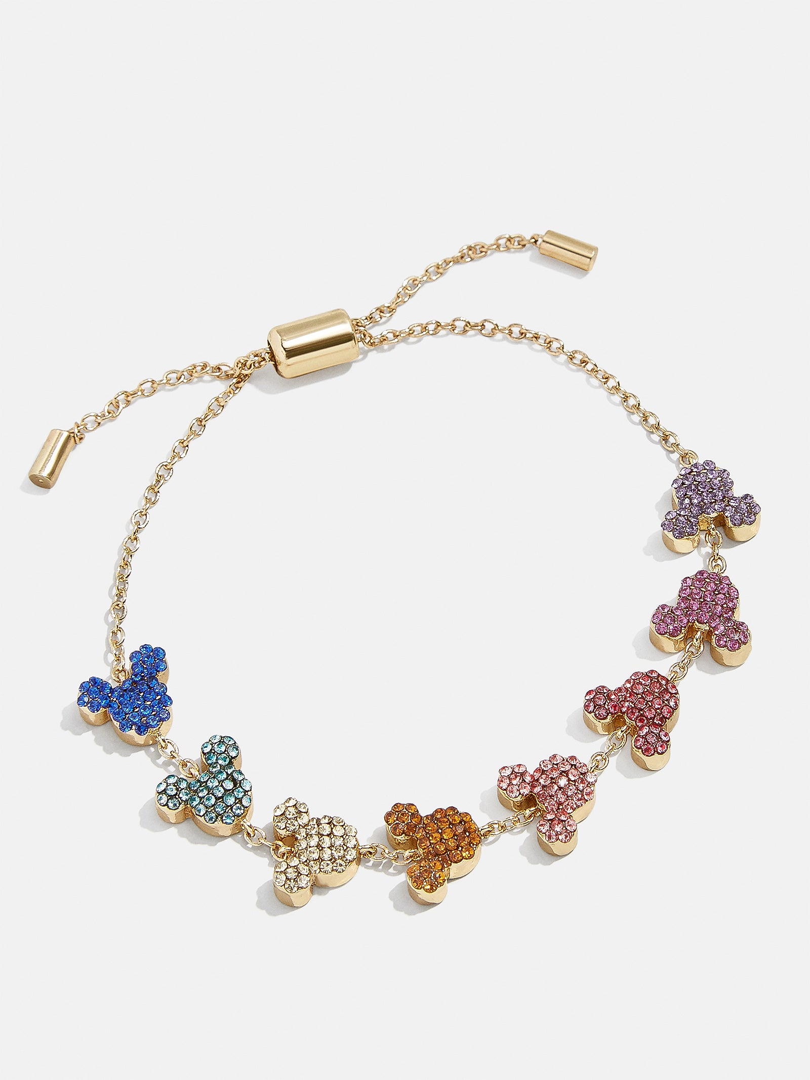 Mickey Mouse Disney Pavé Pull-Tie Bracelet