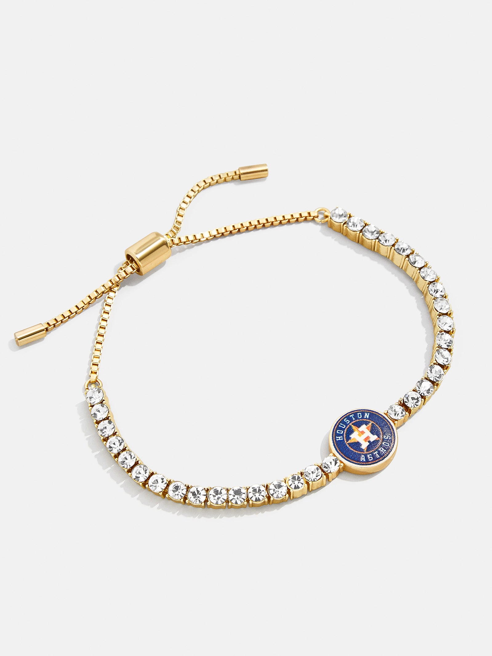 MLB Gold Tennis Bracelet - Houston Astros