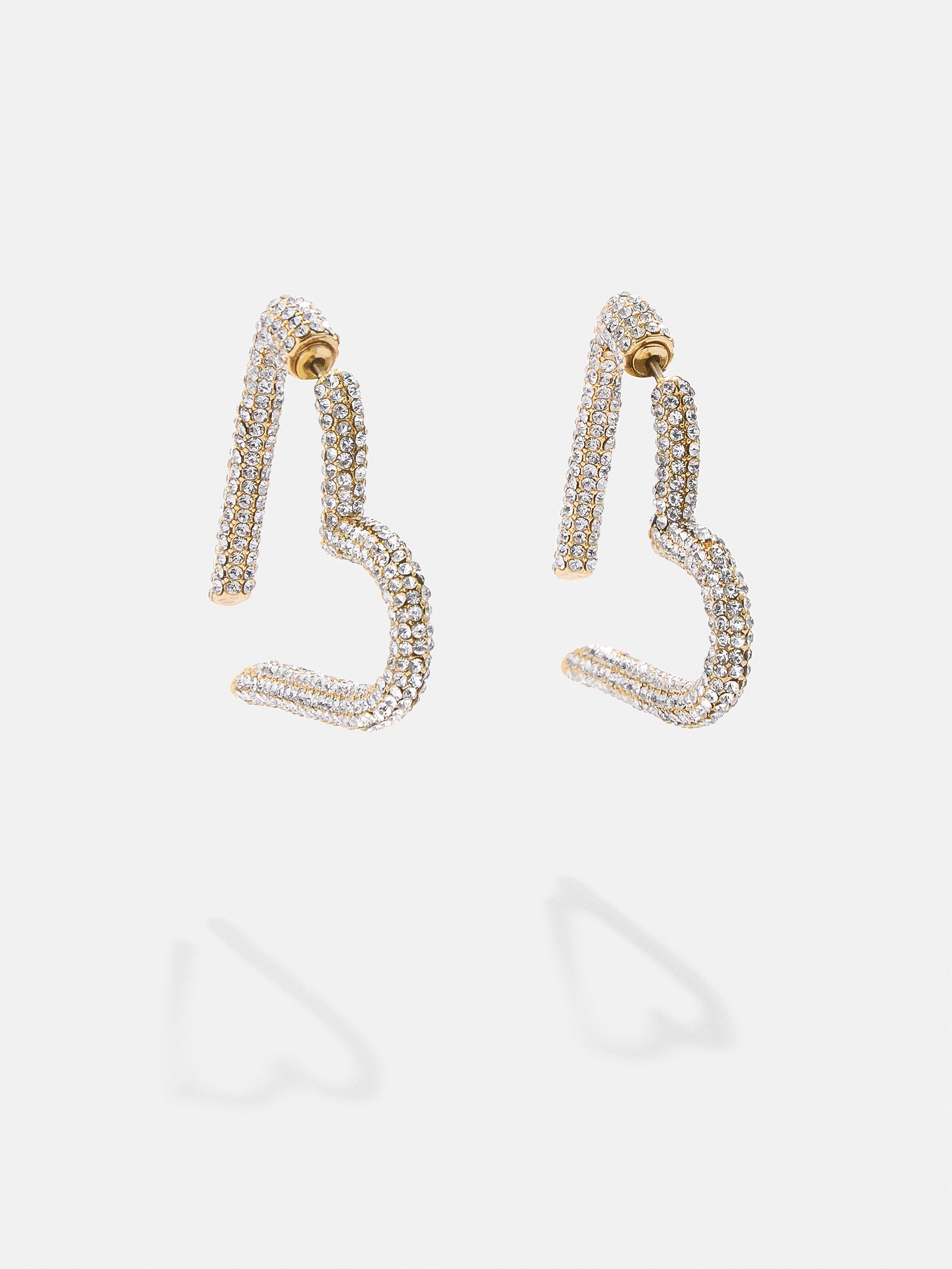 Emory Earrings - Gold/Pavé