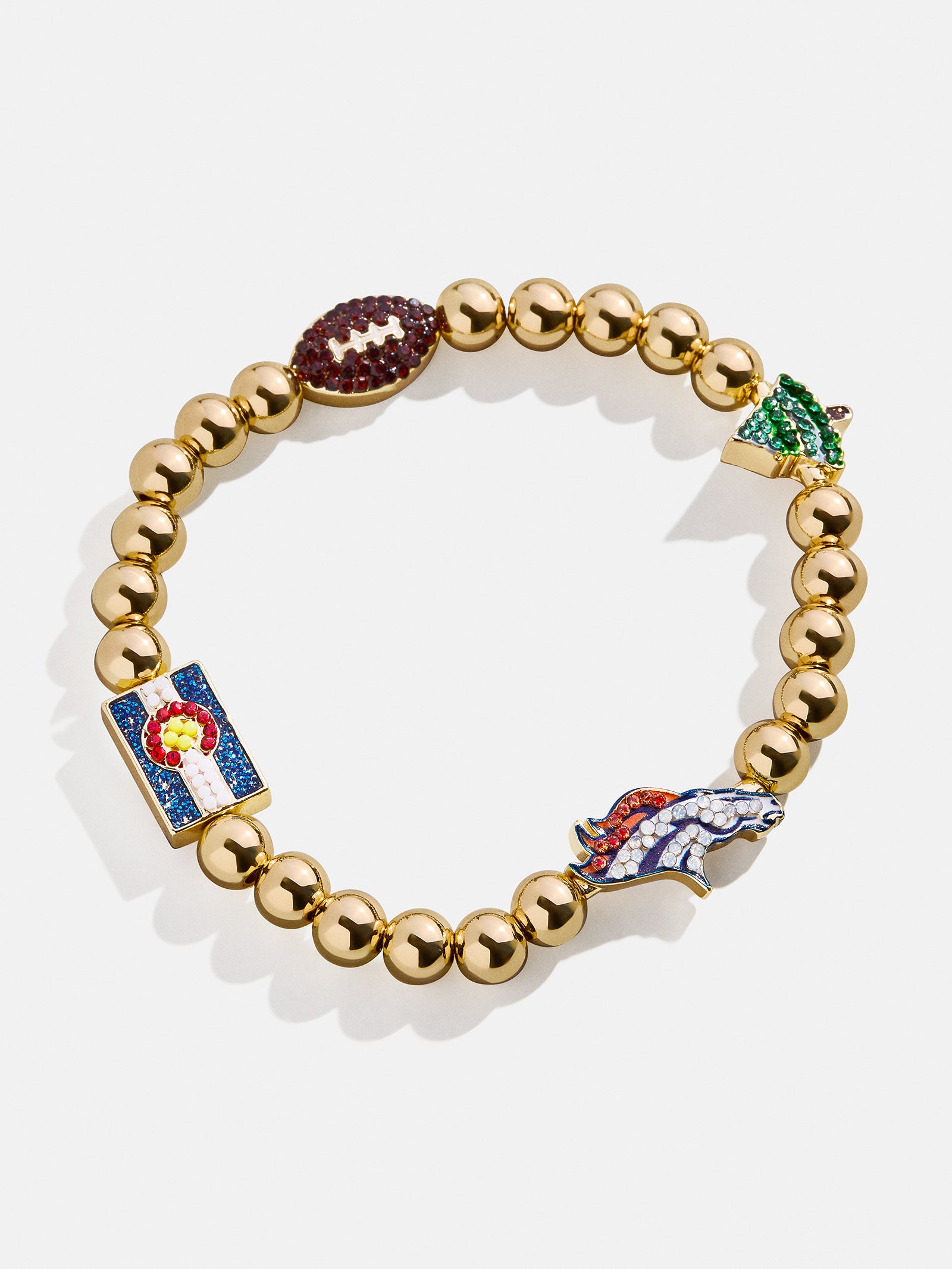 Denver Broncos NFL Charm Bracelet - Denver Broncos