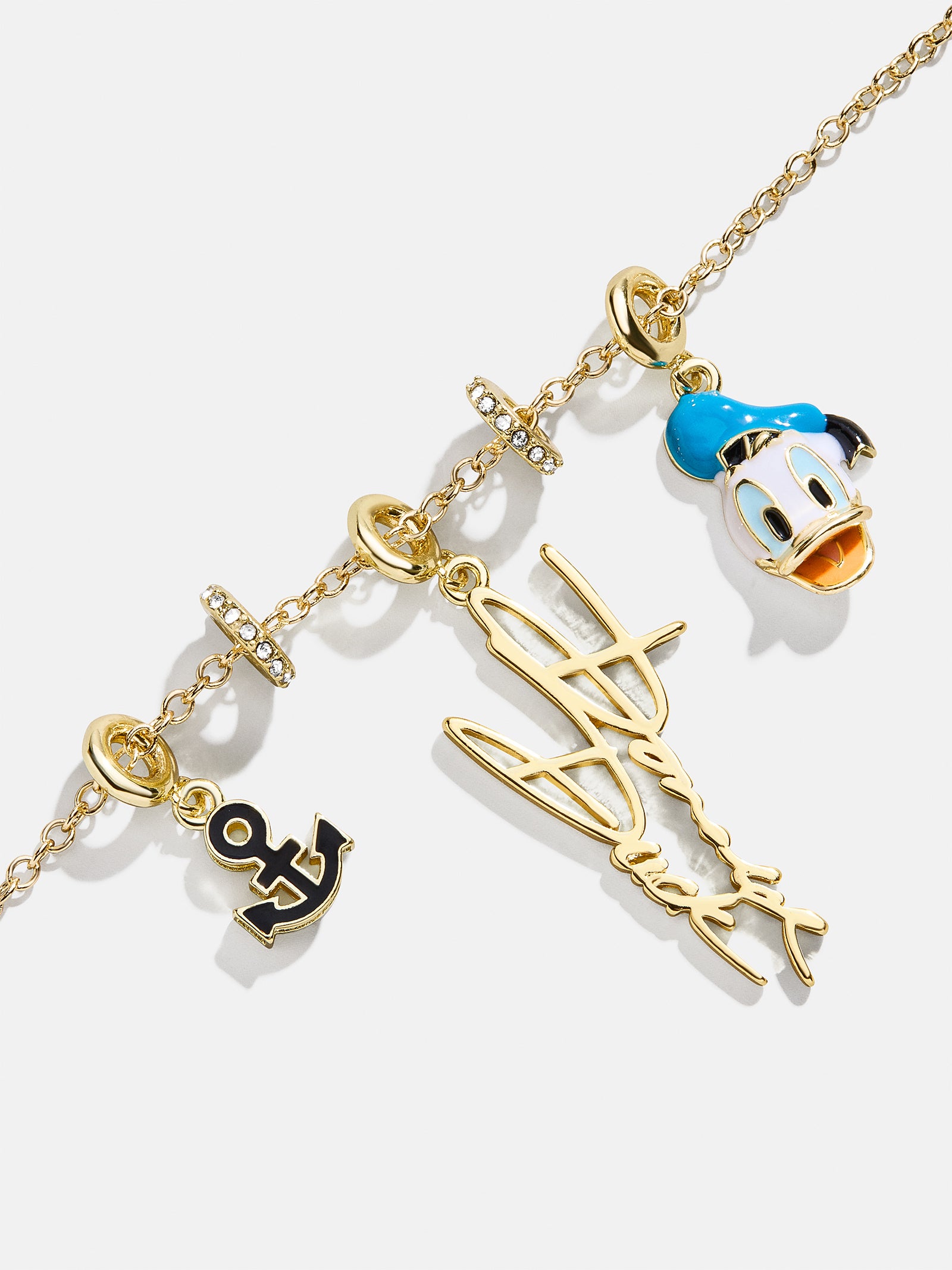 Disney Character 5 Charm Necklace - Donald Duck