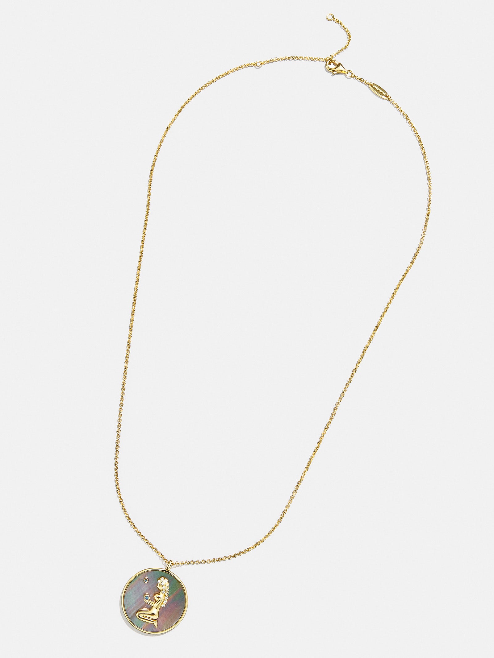 Zodiac 18K Gold Medallion Necklace