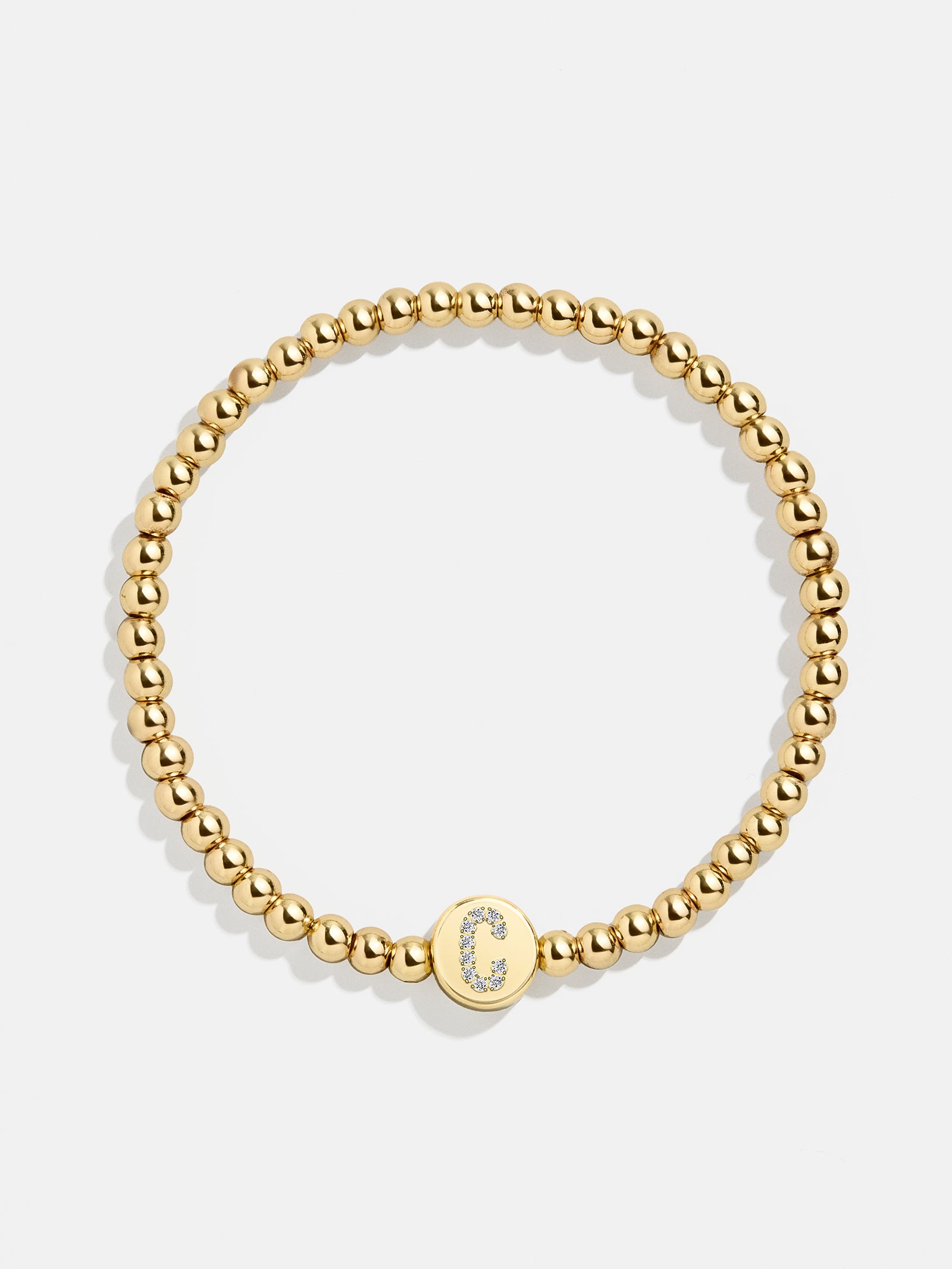 Carmen Initial Disc Pisa Bracelet - Gold