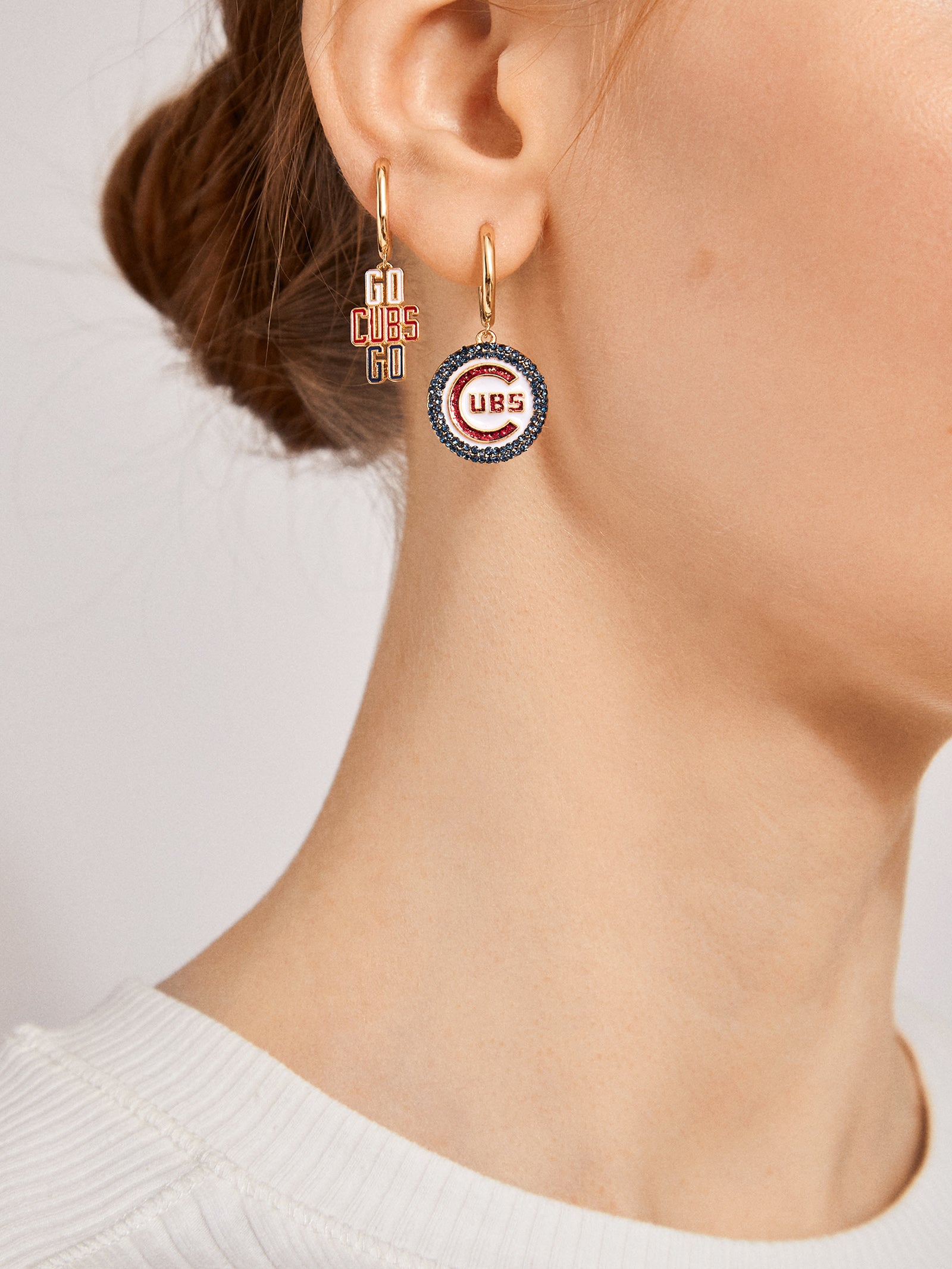 MLB Earring Set - Chicago Cubs