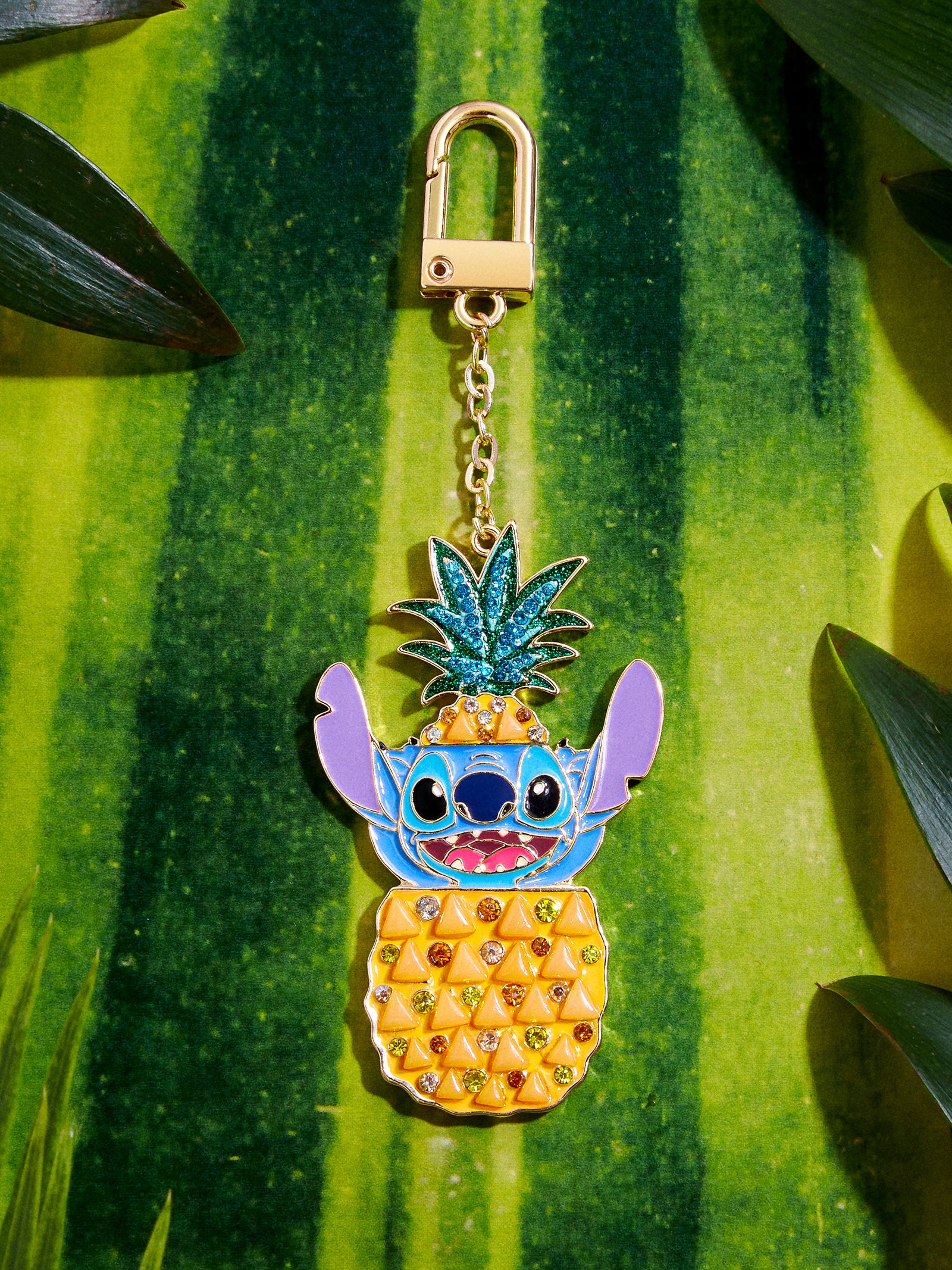 Stitch Disney Pineapple 2D Bag Charm - Yellow