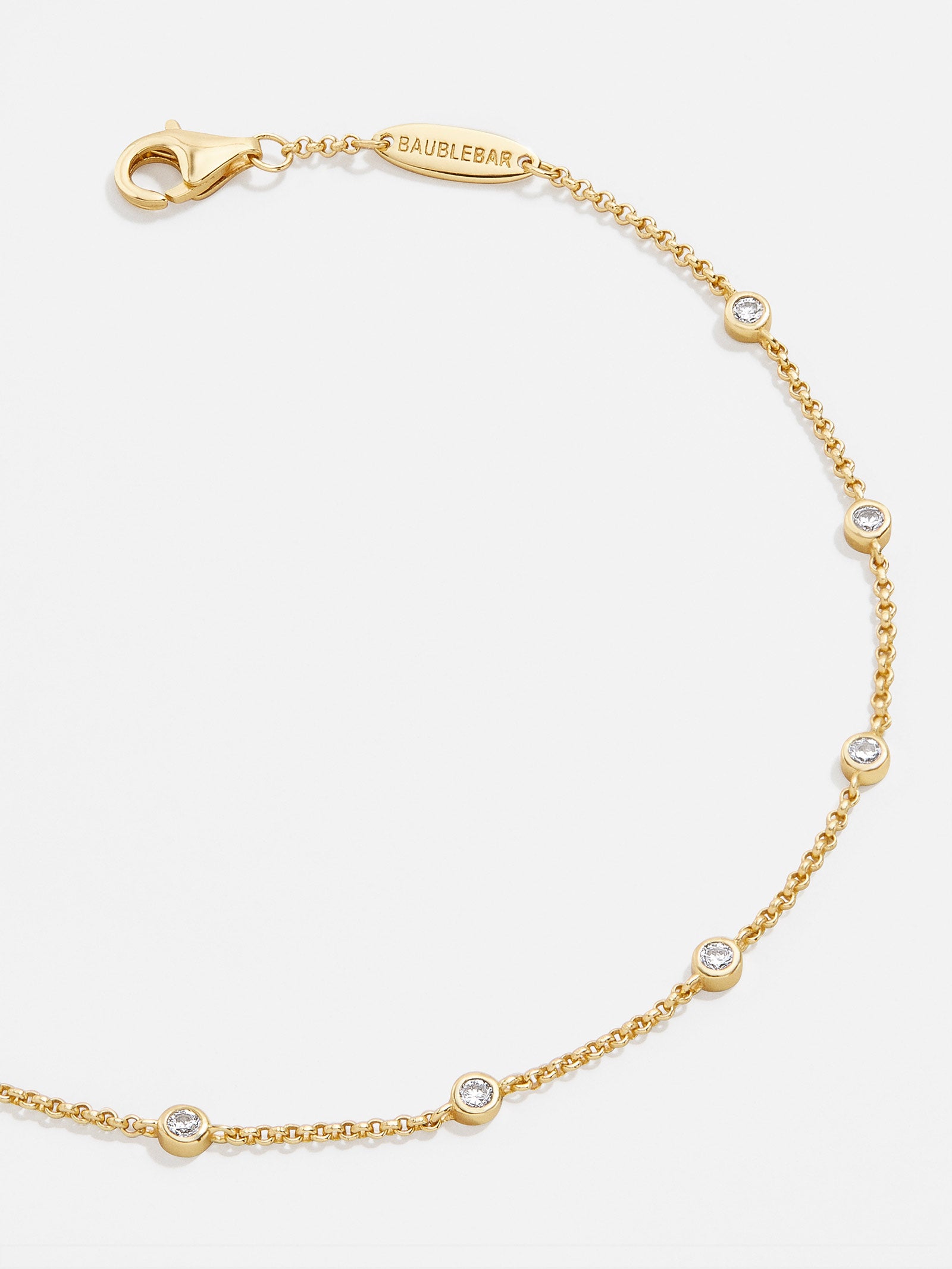 Yasmine 18K Birthstone Bracelet - Crystal