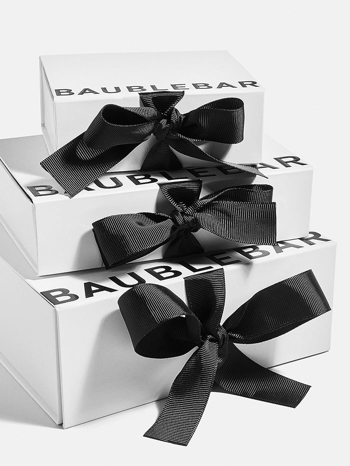 Large White Gift Box With Bow - Large Gift Box