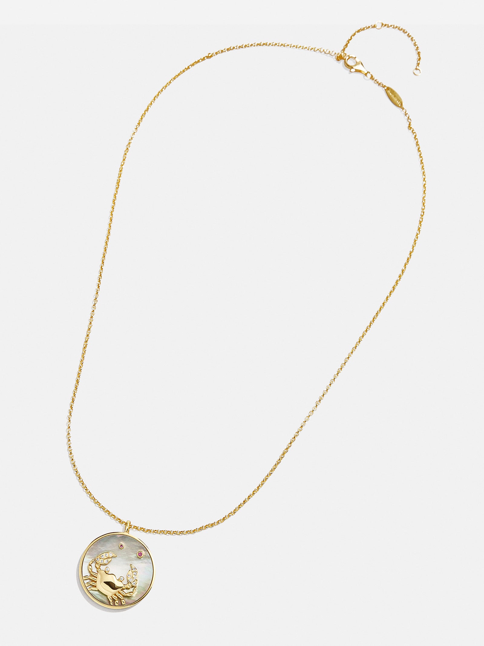 Zodiac 18K Gold Medallion Necklace