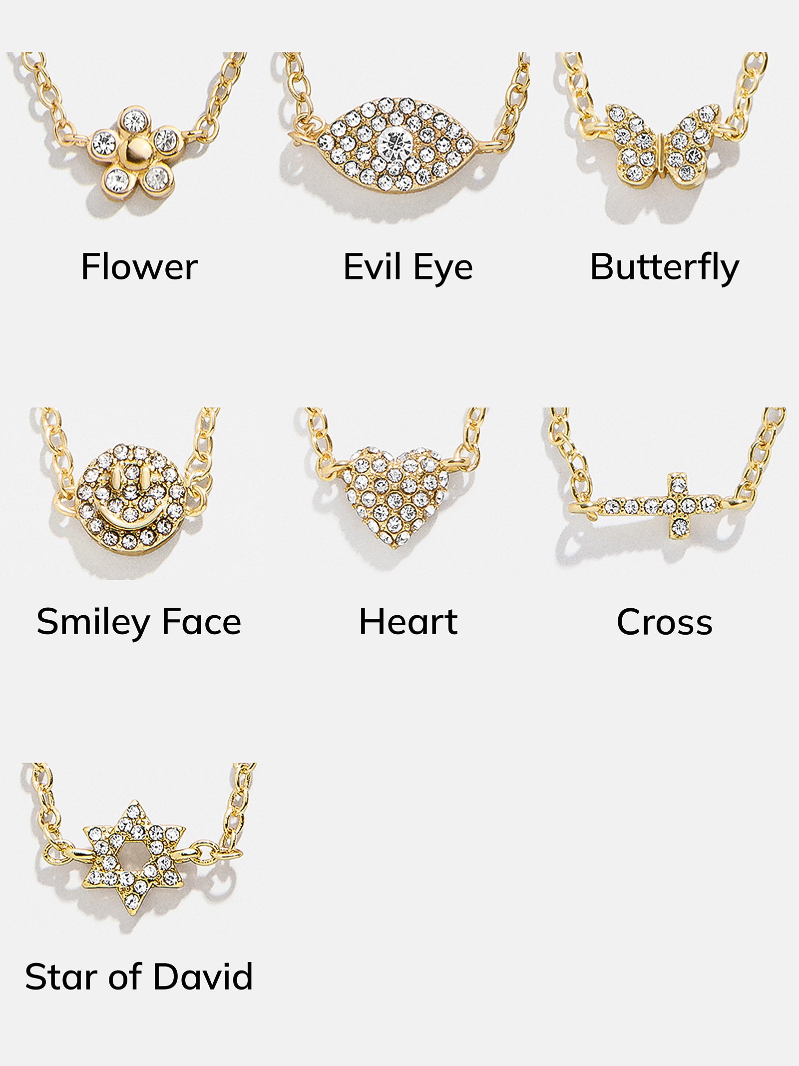 Divine & Protected Necklace - Smiley Face