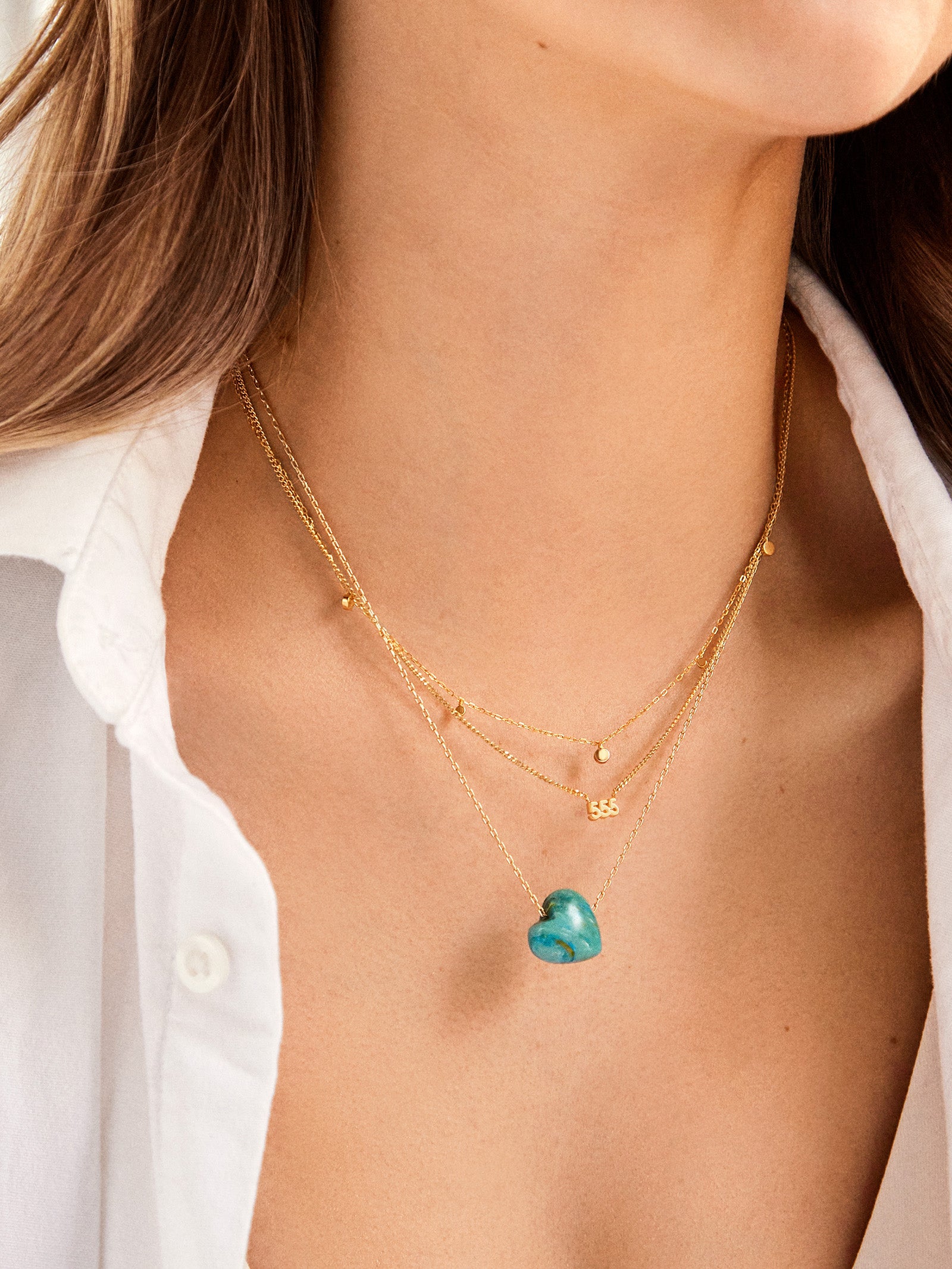 Juno Turquoise Necklace - Turquoise Stone