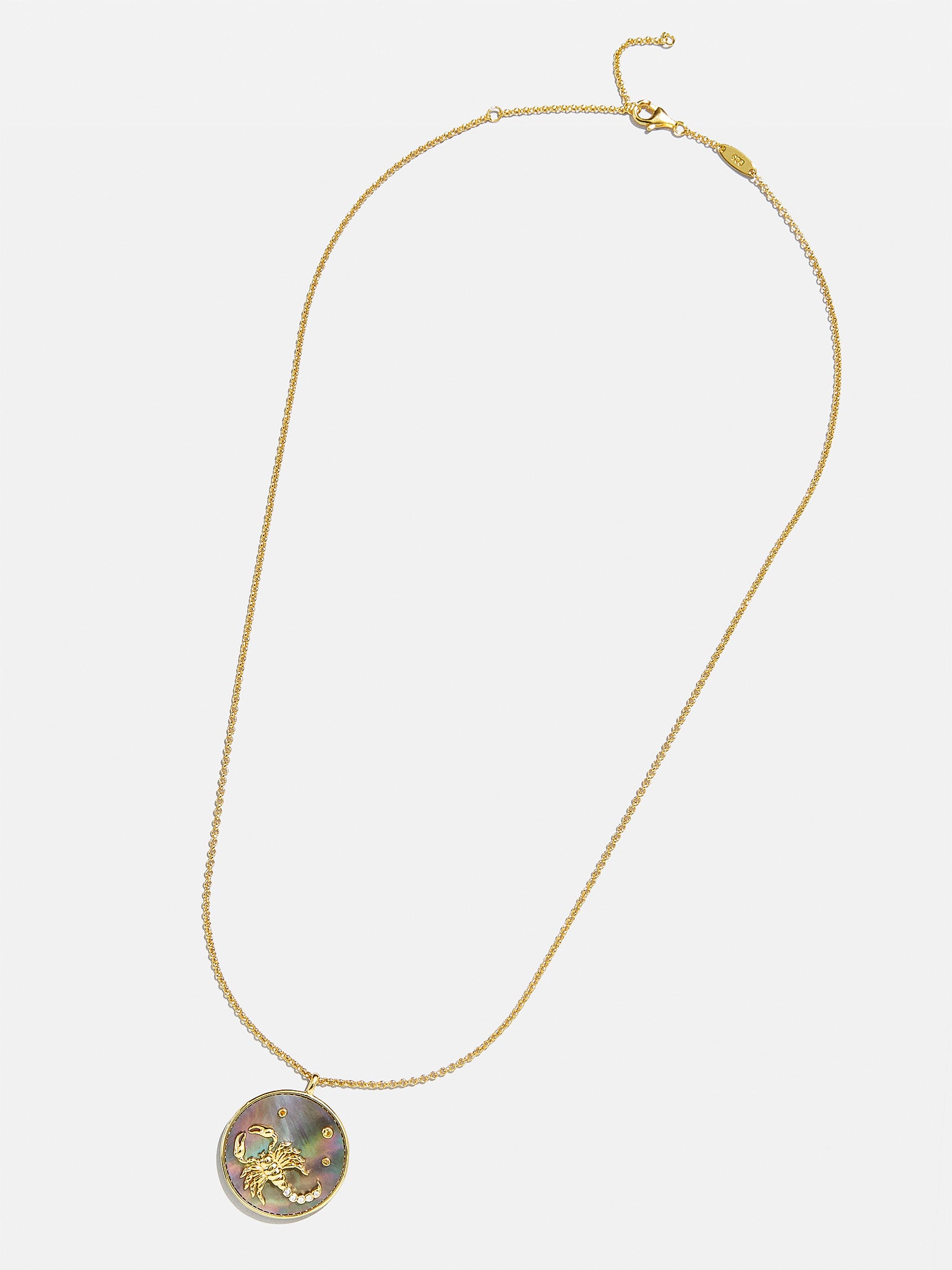 Zodiac 18K Gold Medallion Necklace