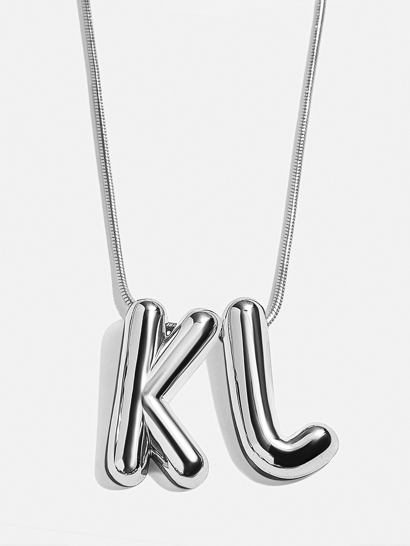 Bubble Initial Necklace - 2