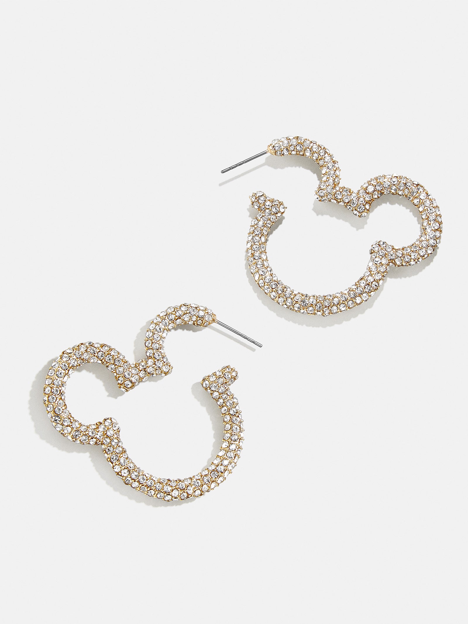 Mickey Mouse Disney Essential Hoop Earrings - Pavé