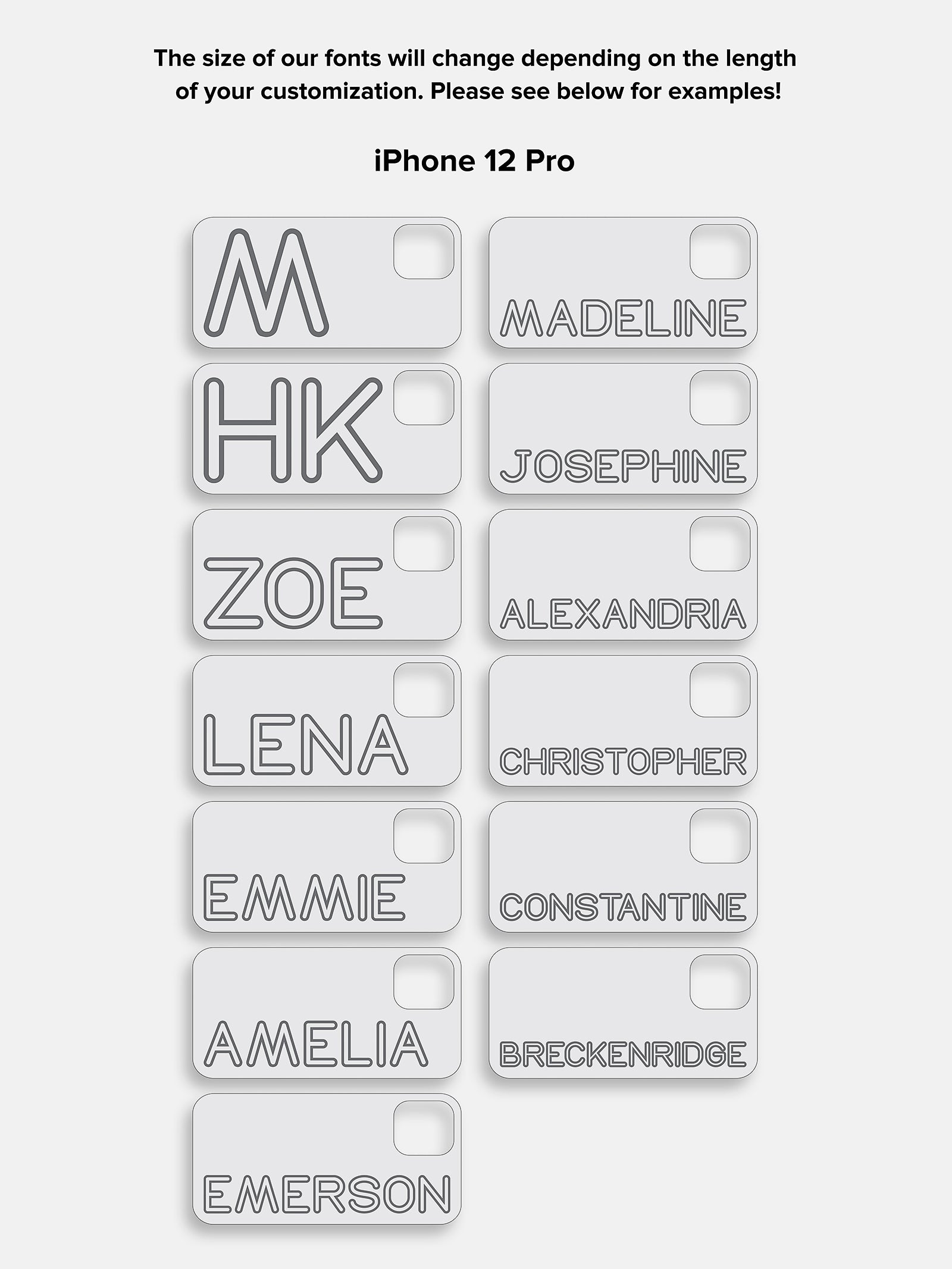 Fine Line Custom Phone Case - Brown/White