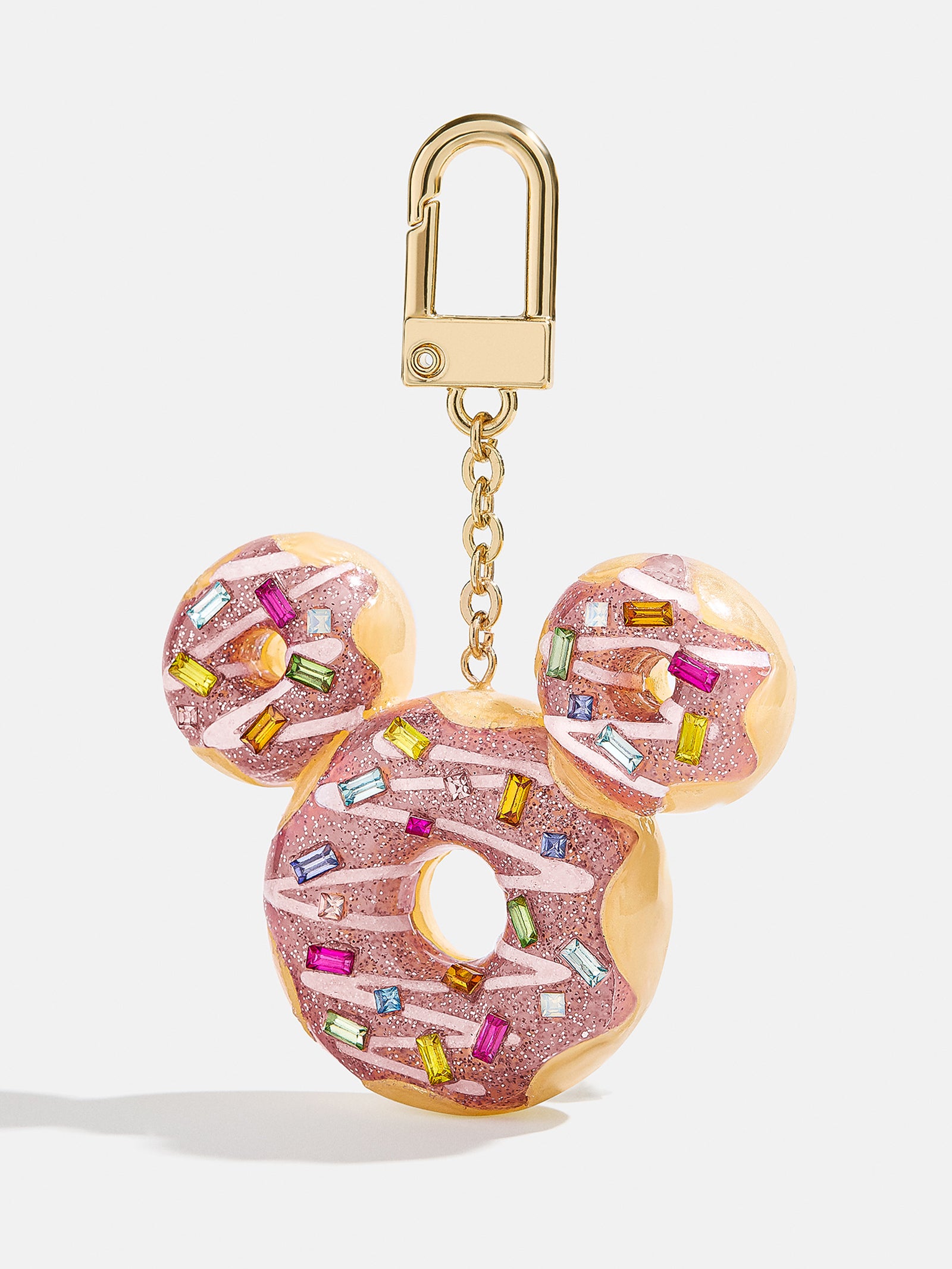 Mickey Mouse Disney Donut Bag Charm - Disney Pink Donut Bag Charm