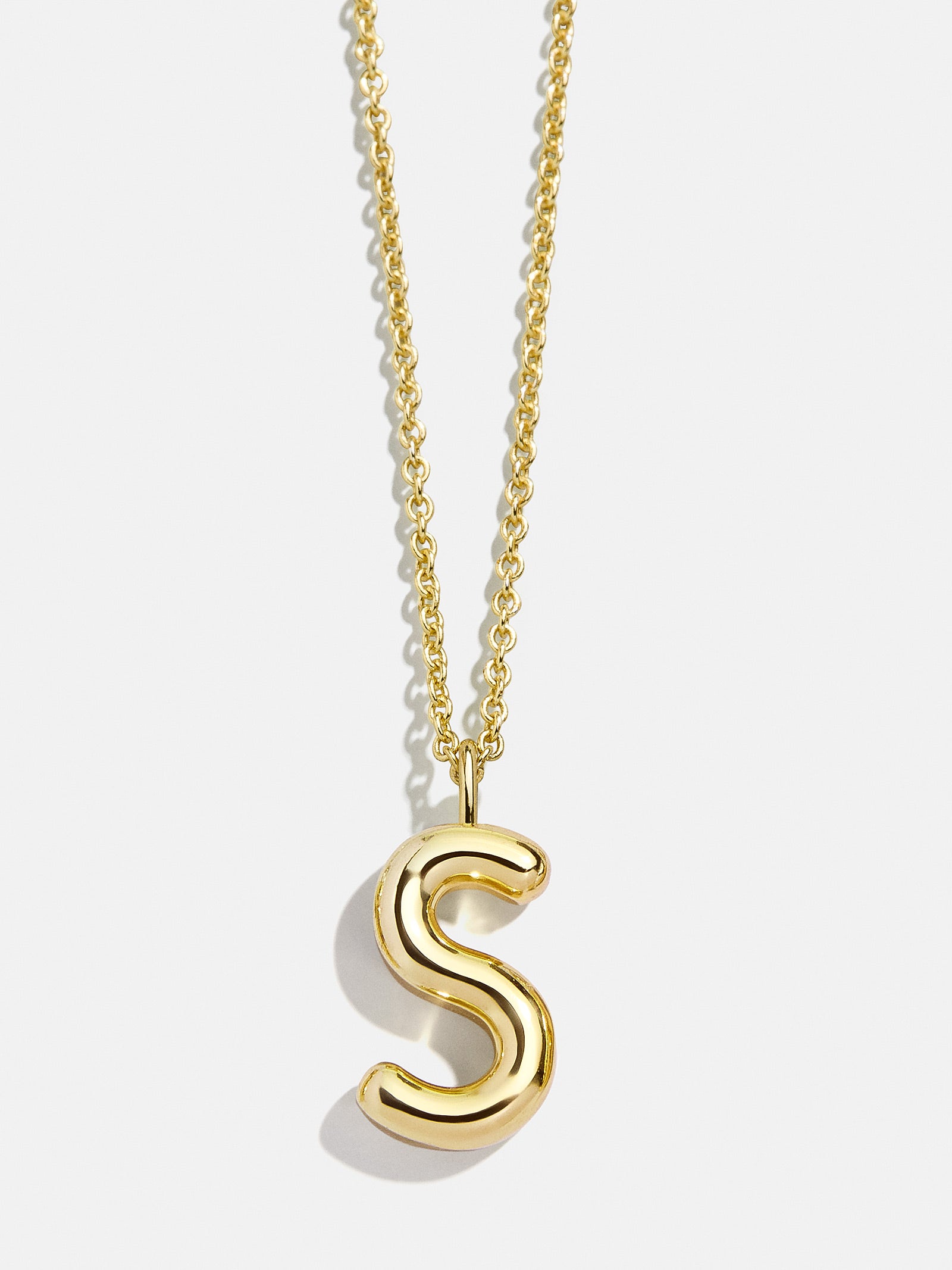 Classic Custom Gold Initial Necklace - Gold Plated Brass