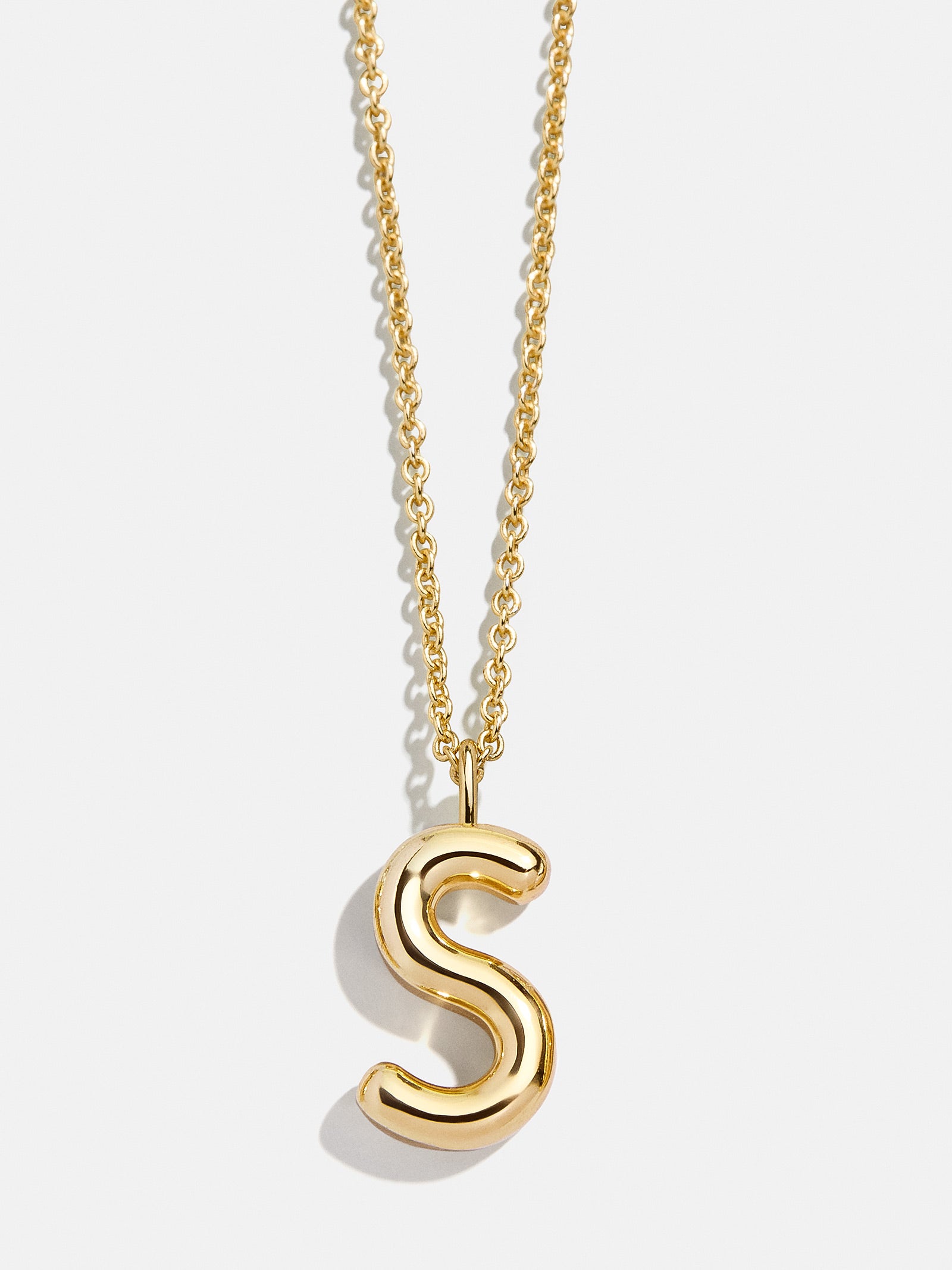 Classic Custom 18K Gold Initial Necklace - 18K Gold Plated Sterling Silver