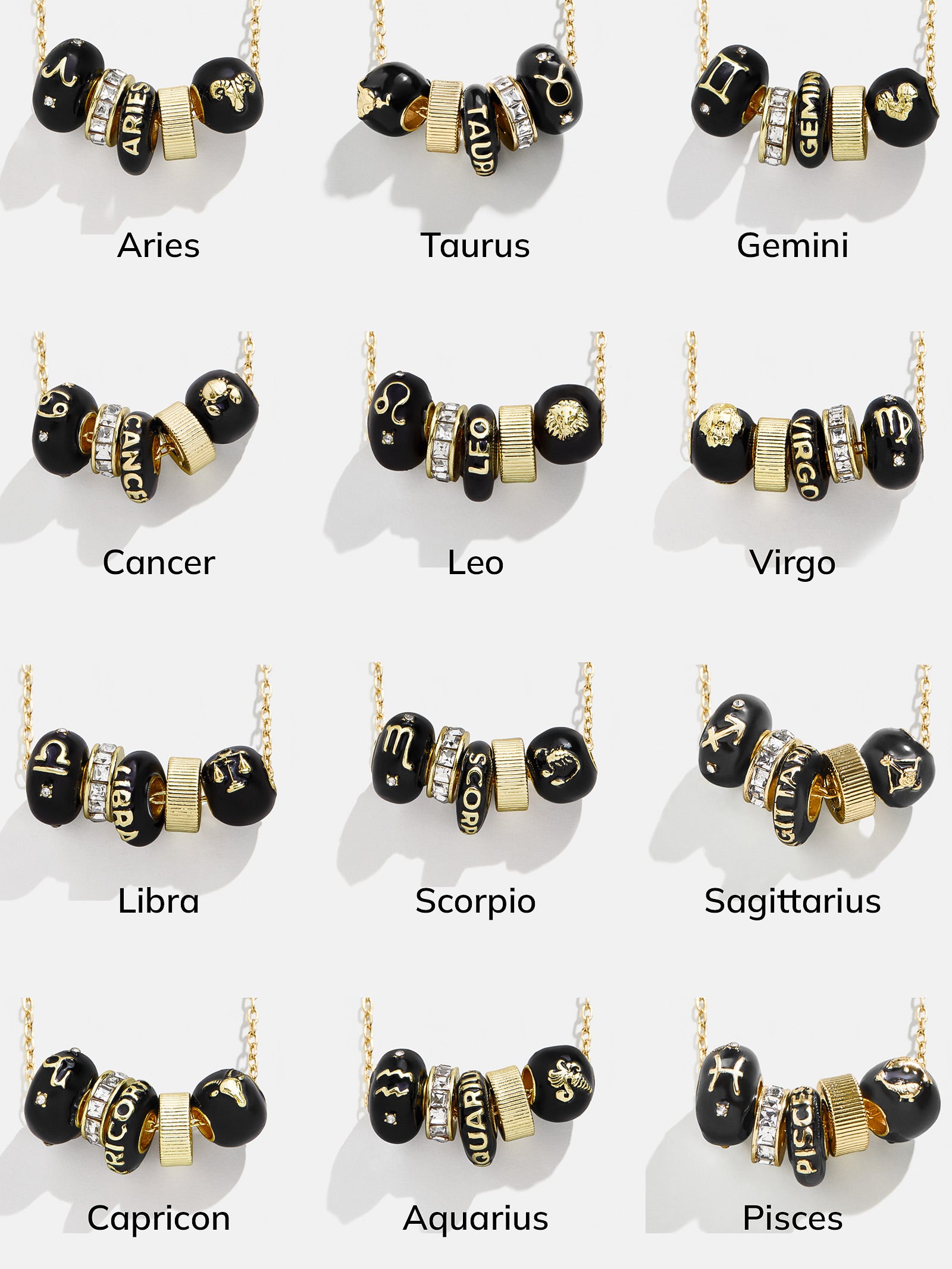 Zodiac Charm Necklace - Aries