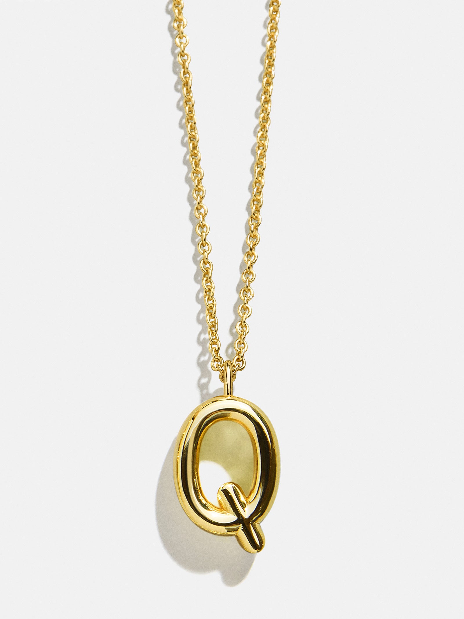 Classic Custom Gold Initial Necklace - Gold Plated Brass