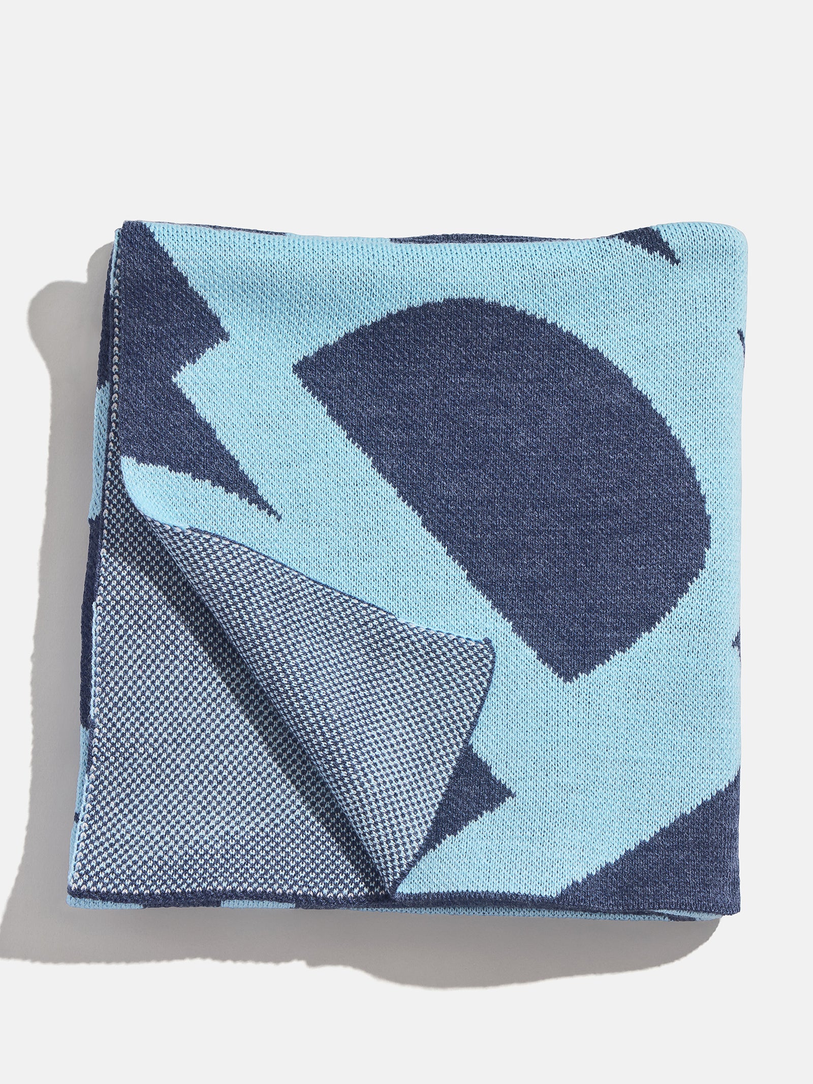 Ramble On Custom Blanket - Navy/Light Blue