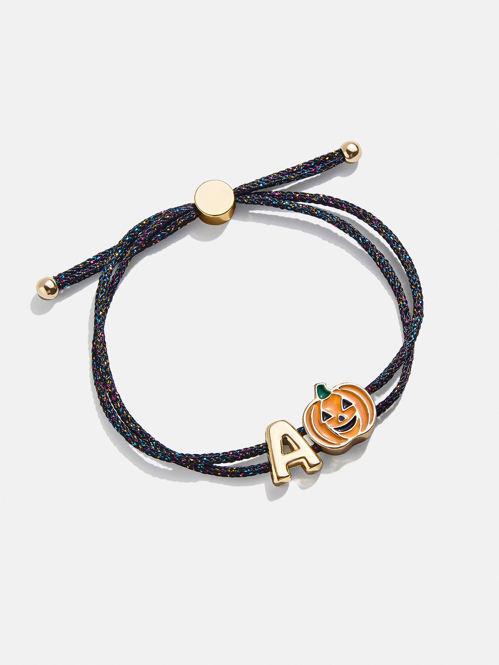 Kids' Halloween Initial Bracelet - Orange