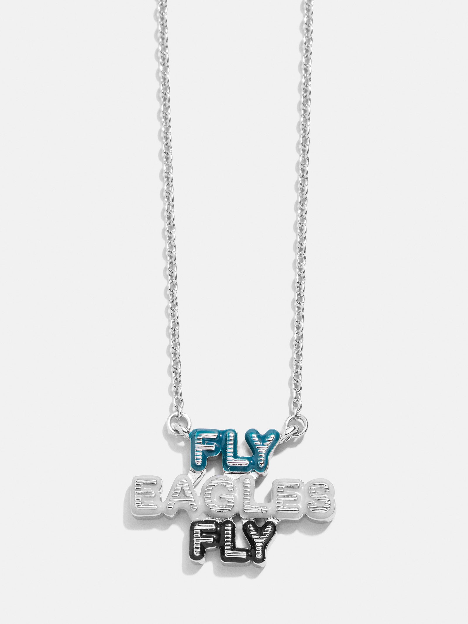 WEAR By Erin Andrews x BaubleBar Philadelphia Eagles Enamel Slogan Necklace - Philadelphia Eagles