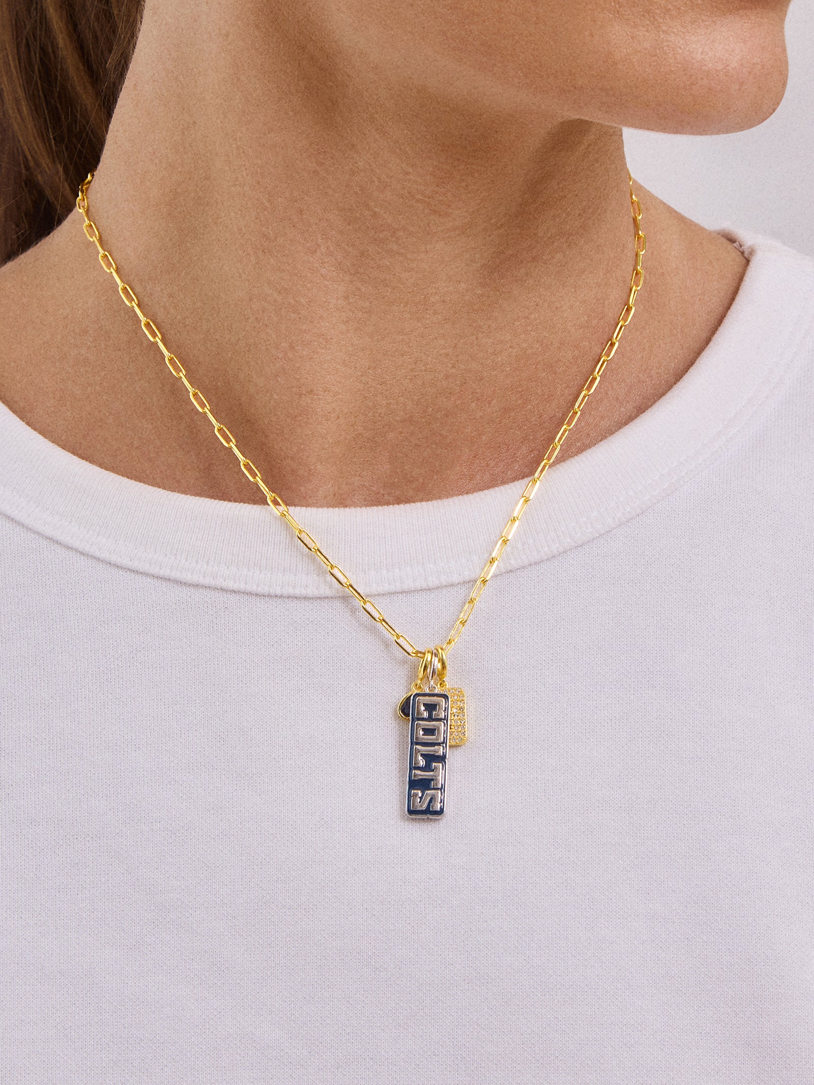 WEAR By Erin Andrews x BaubleBar Indianapolis Colts Cluster Charm - Indianapolis Colts