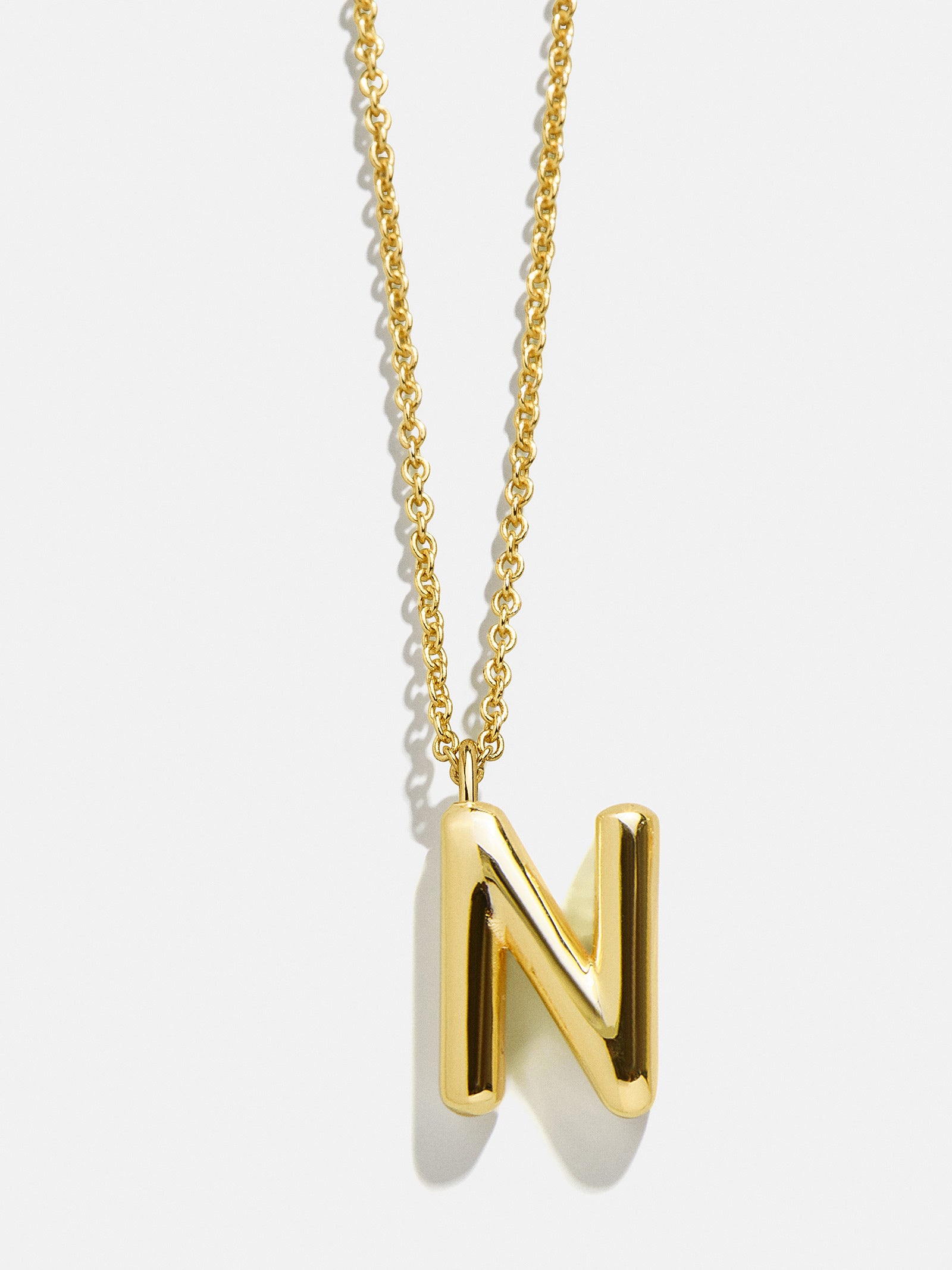 Classic Custom Gold Initial Necklace - Gold Plated Brass