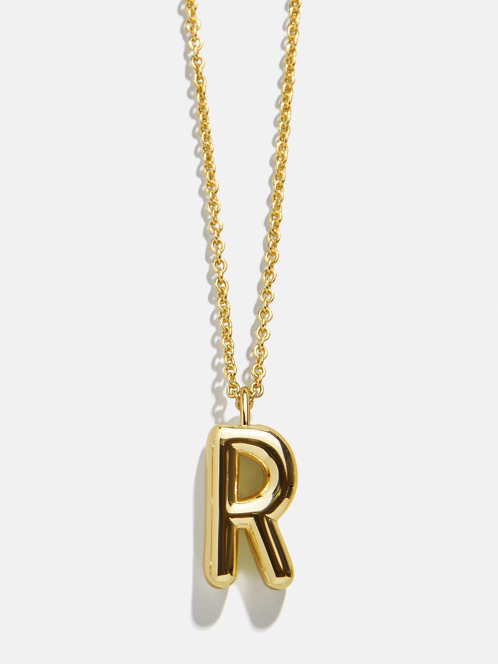 Classic Custom Gold Initial Necklace - Gold Plated Brass