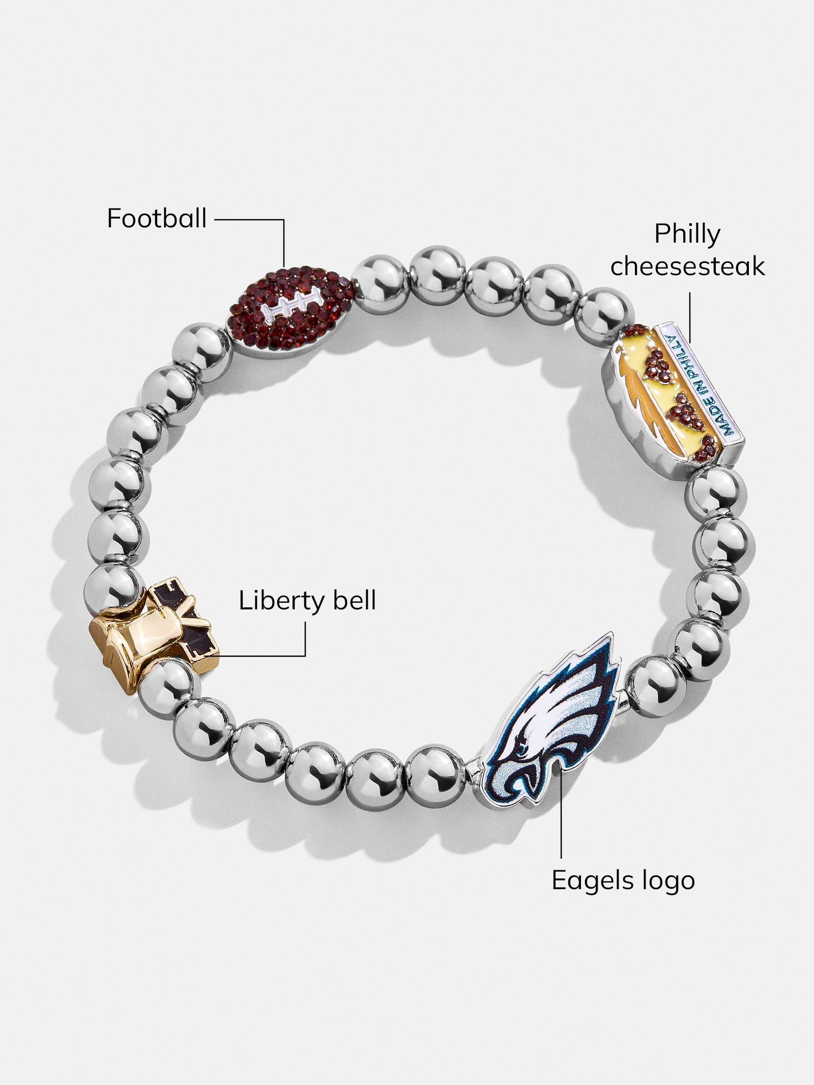 Philadelphia Eagles NFL Charm Bracelet - Philadelphia Eagles